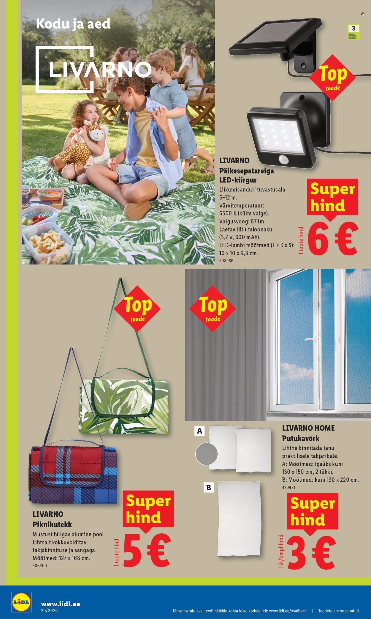 Lidl kliendileht - Tööstuskaupade pakkumised (11.05 - 17.05.2026)