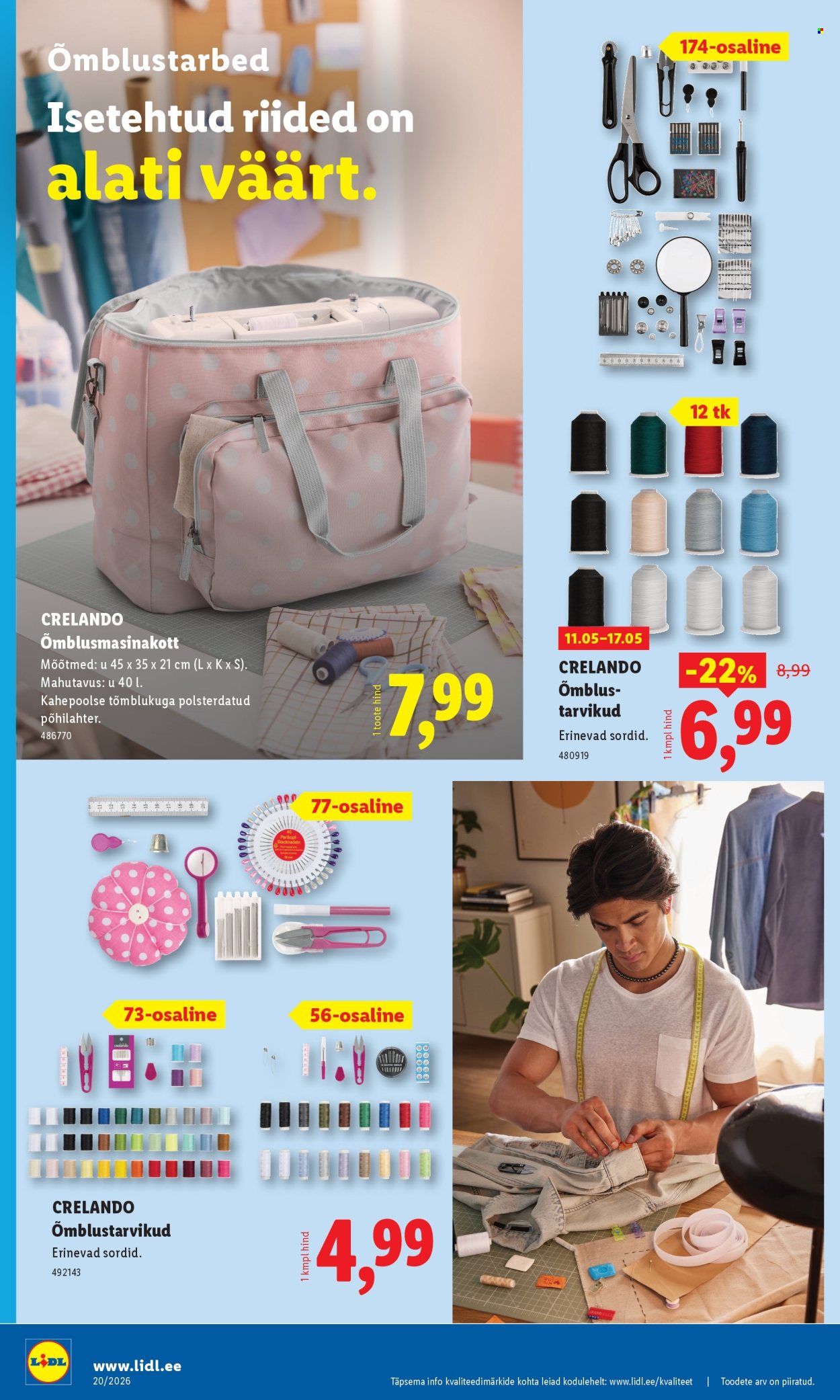 Lidl kliendileht - Tööstuskaupade pakkumised (11.05 - 17.05.2026)