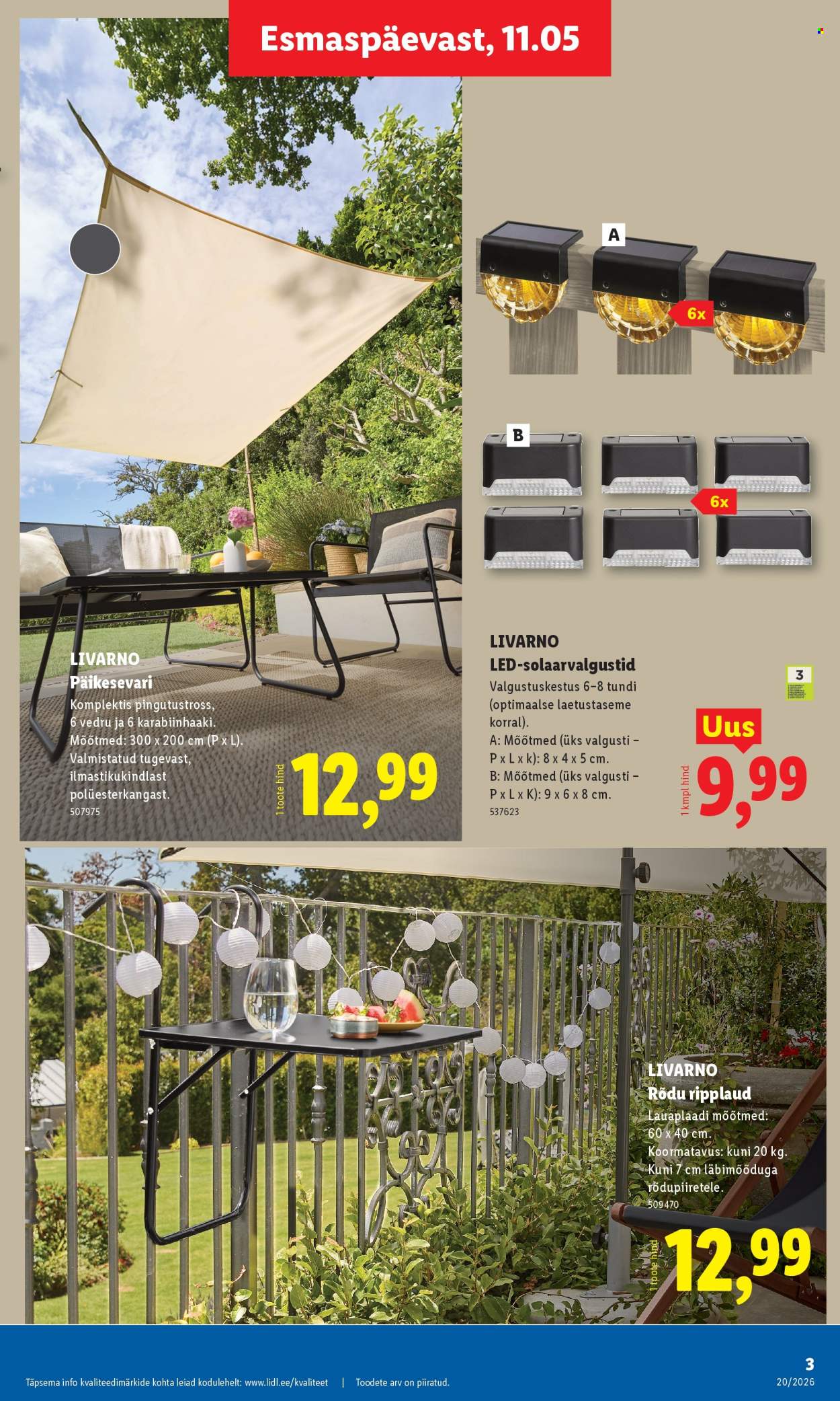 Lidl kliendileht - Tööstuskaupade pakkumised (11.05 - 17.05.2026)