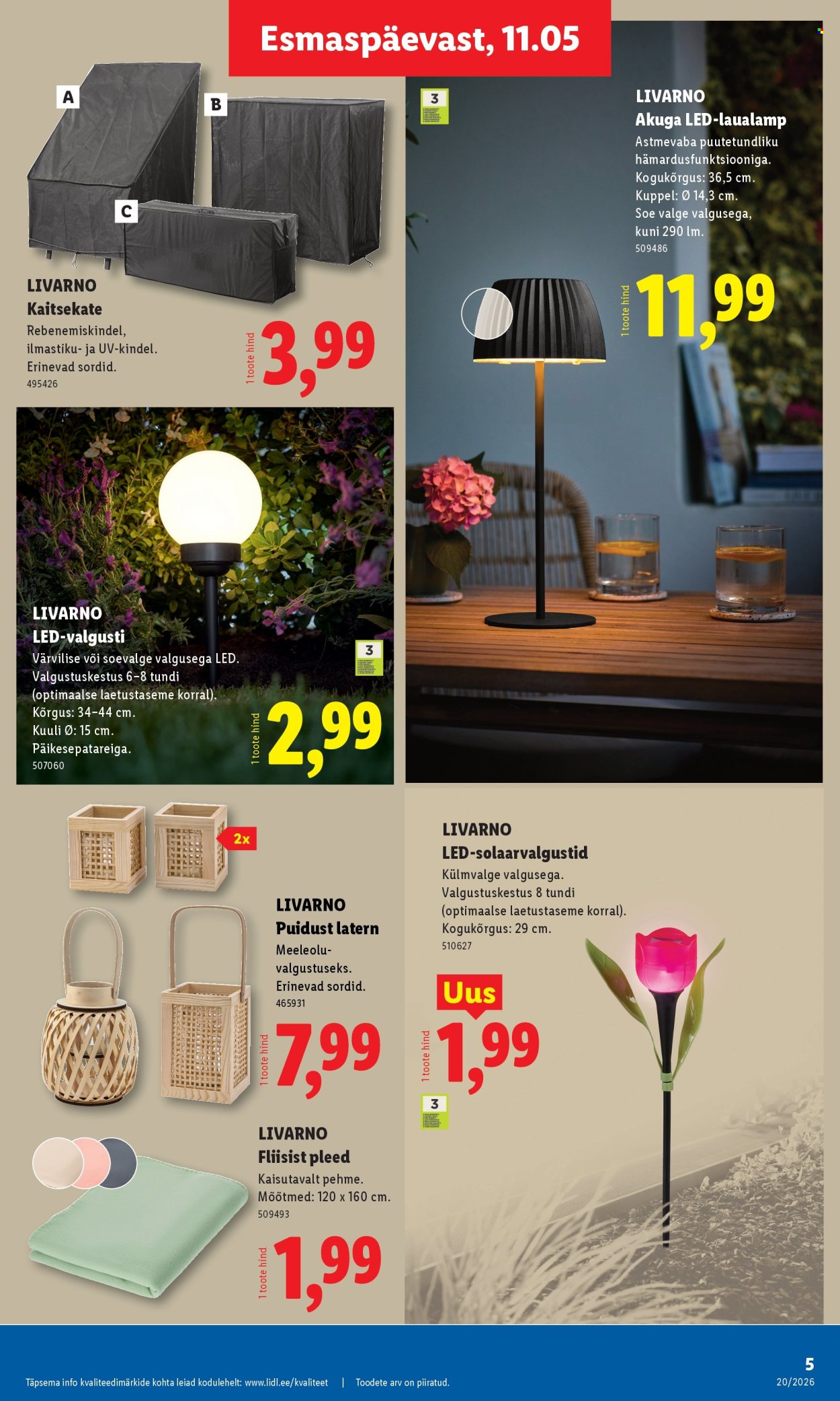 Lidl kliendileht - Tööstuskaupade pakkumised (11.05 - 17.05.2026)