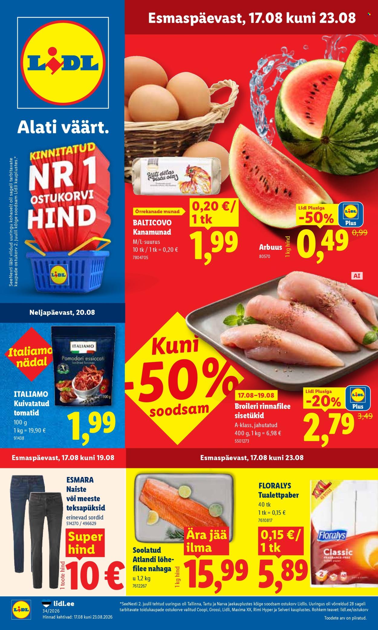Lidl kliendileht (17.08 - 23.08.2026)