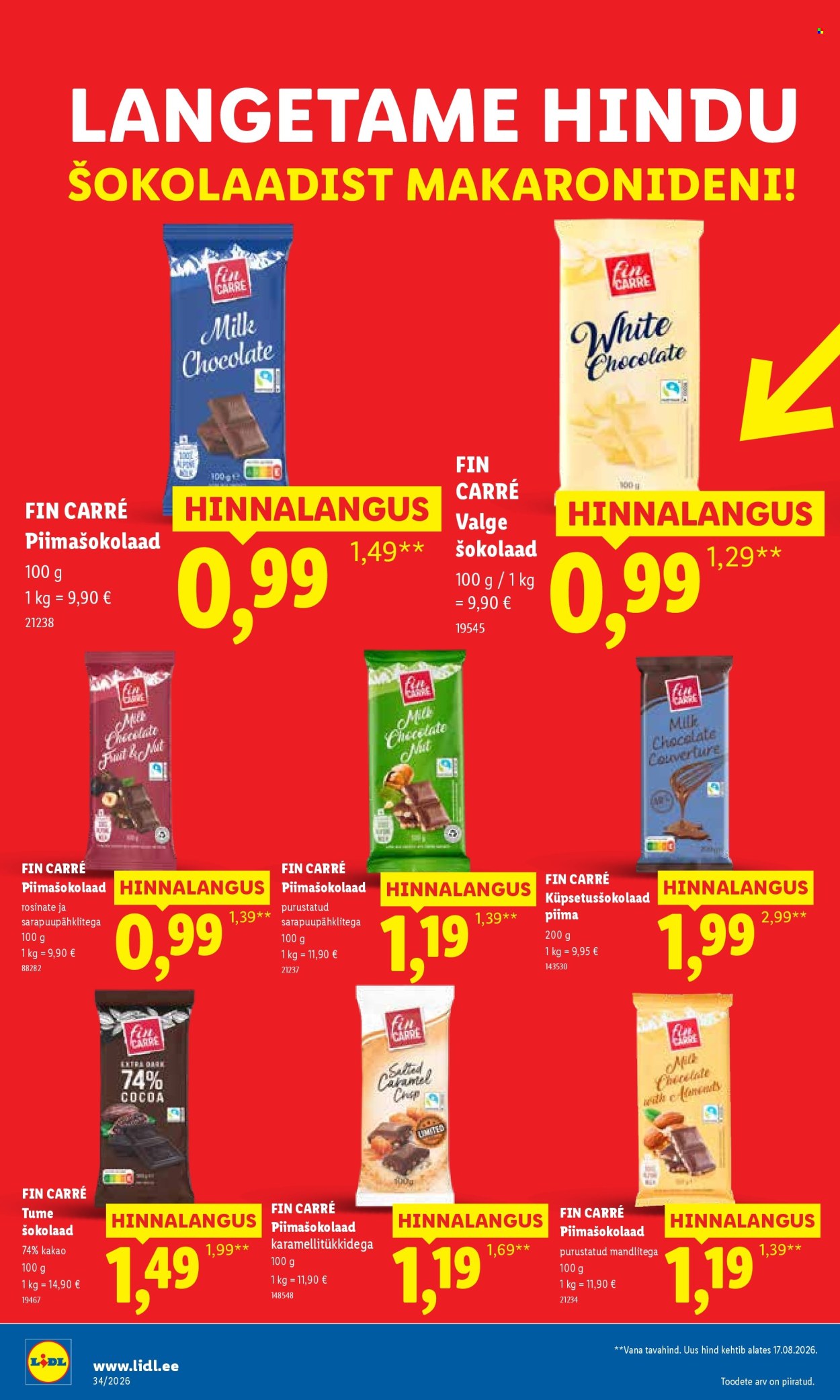 Lidl kliendileht (17.08 - 23.08.2026)