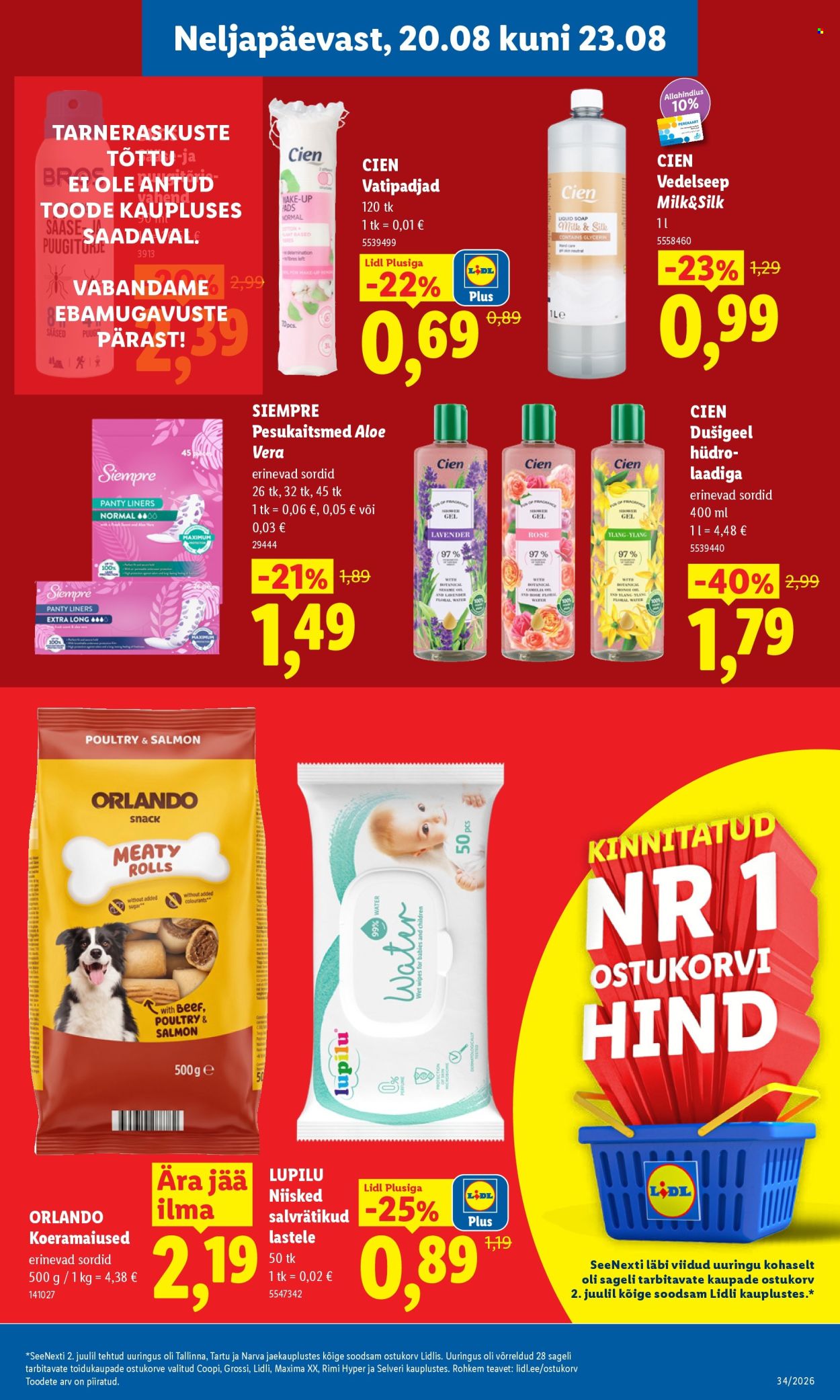 Lidl kliendileht (17.08 - 23.08.2026)