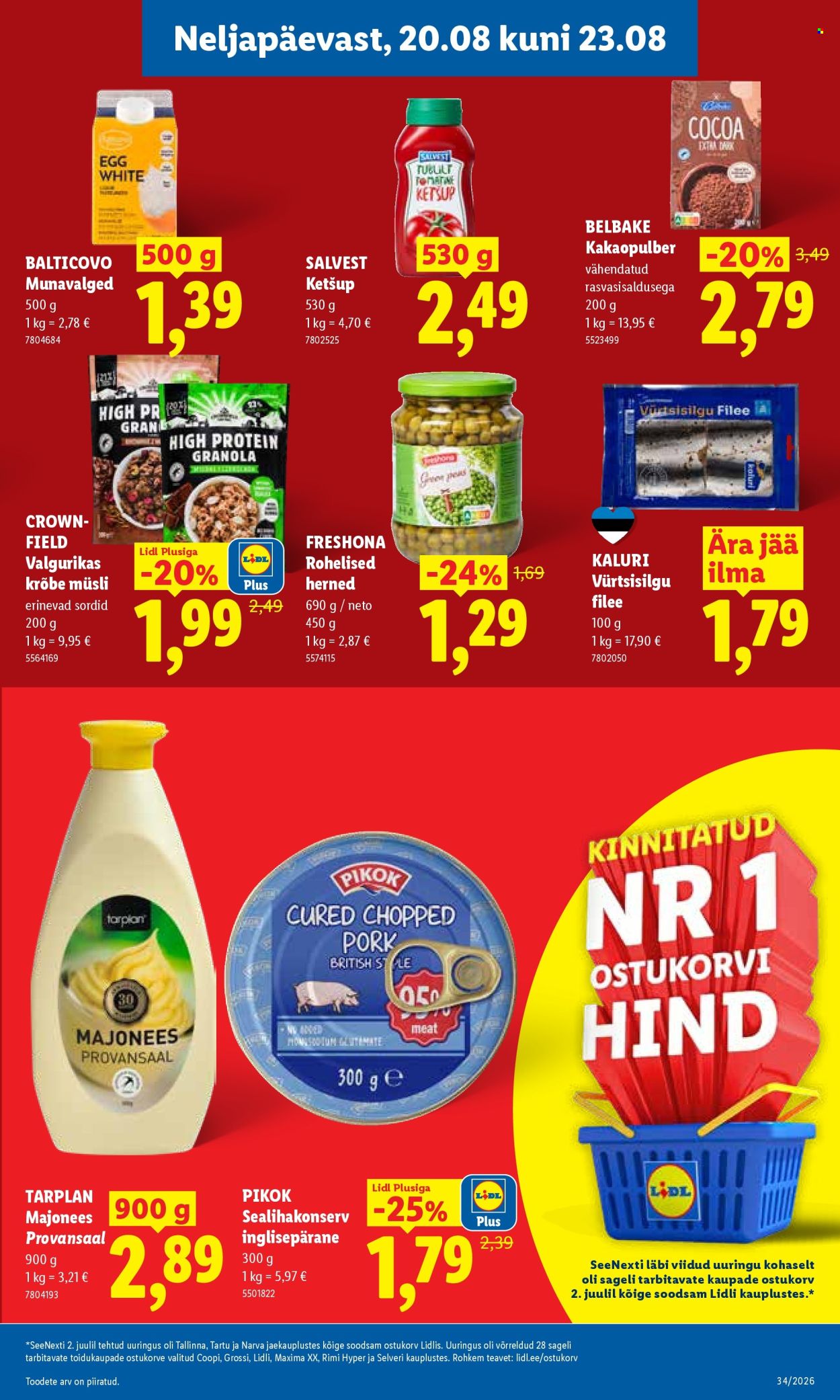 Lidl kliendileht (17.08 - 23.08.2026)
