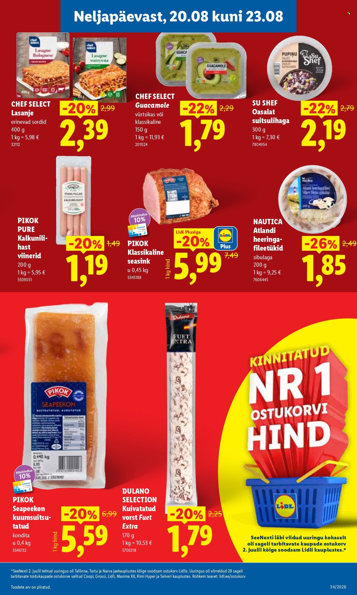 Lidl kliendileht (17.08 - 23.08.2026)