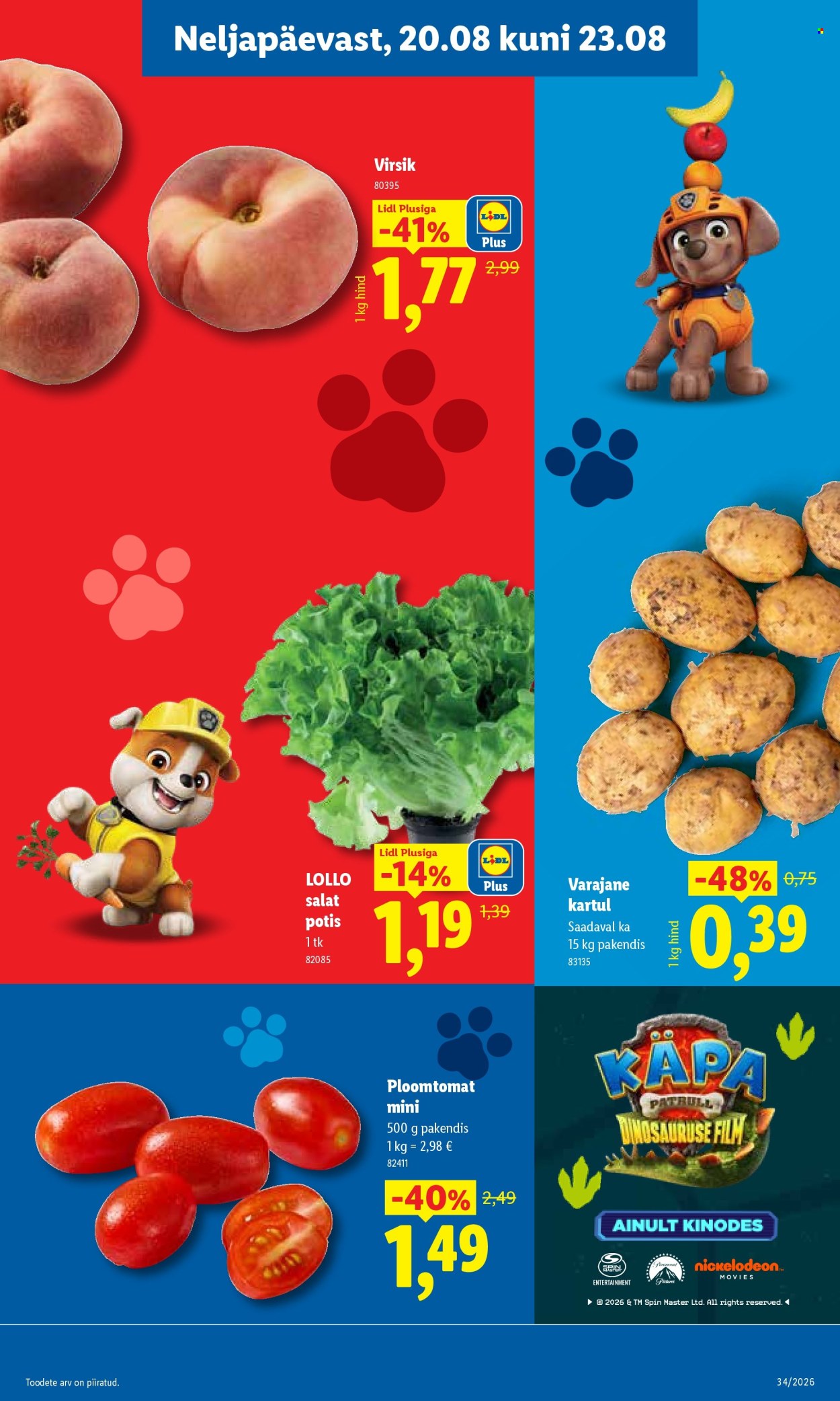 Lidl kliendileht (17.08 - 23.08.2026)