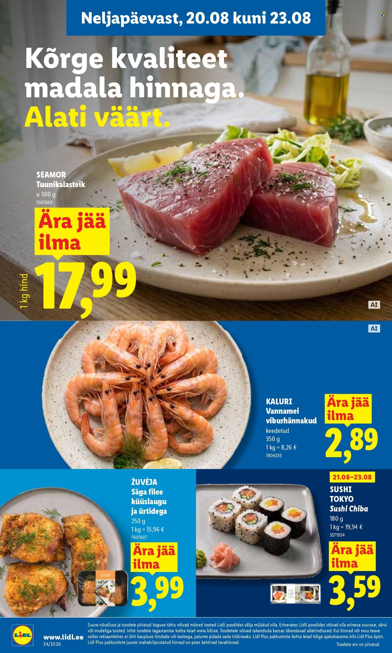 Lidl kliendileht (17.08 - 23.08.2026)