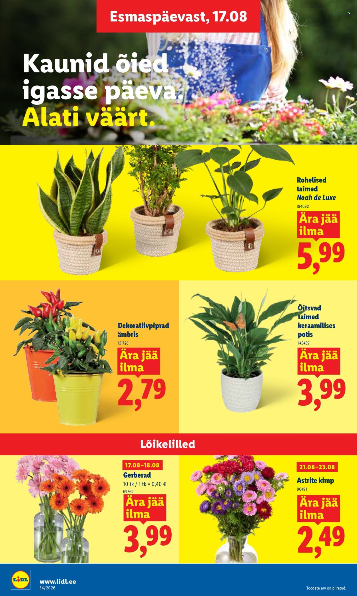 Lidl kliendileht (17.08 - 23.08.2026)