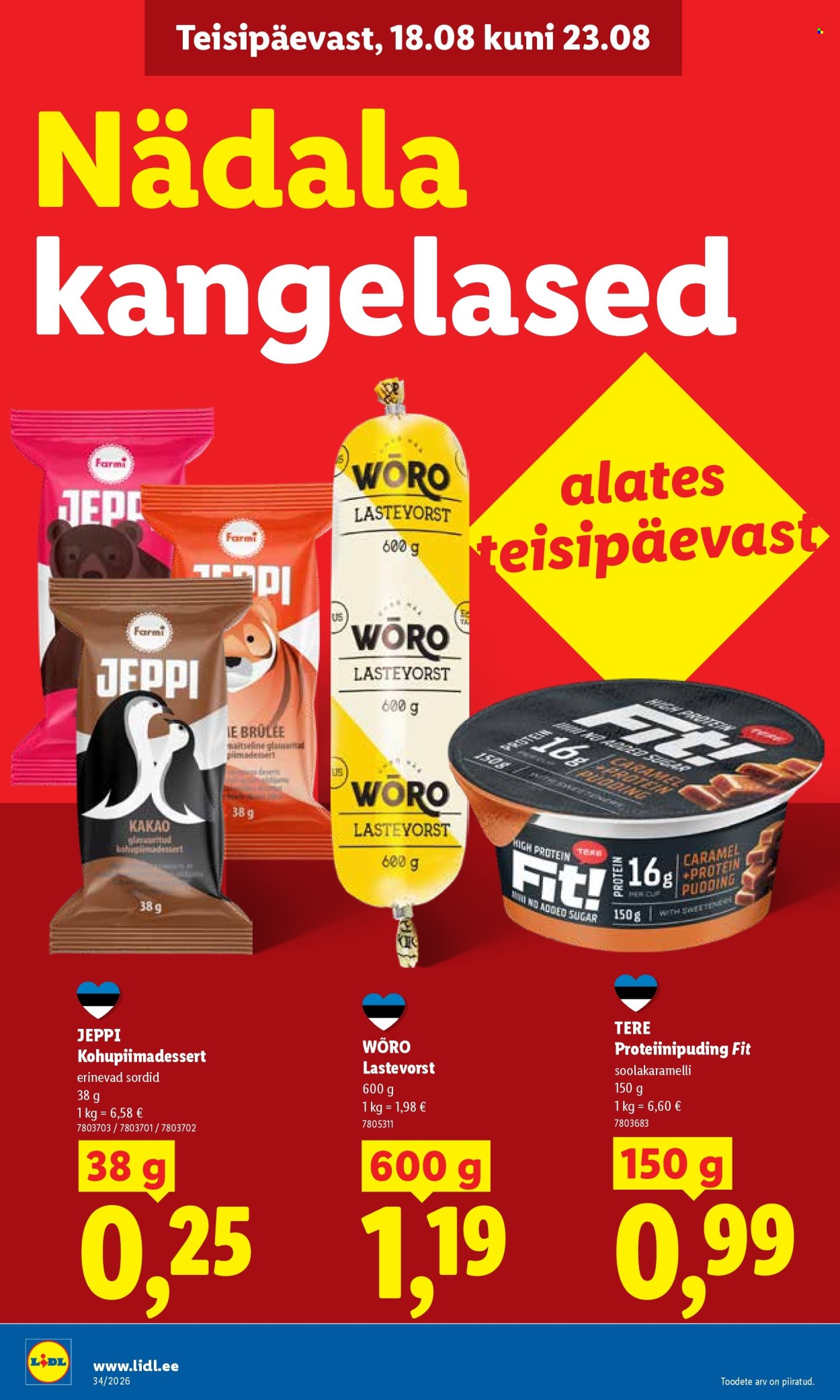 Lidl kliendileht (17.08 - 23.08.2026)