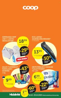 Coop kliendileht (14.10 - 20.10.2025)