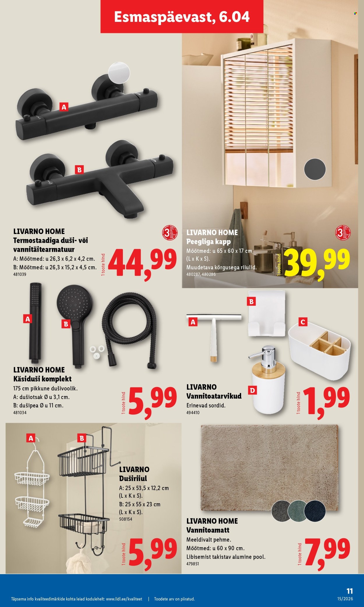 Lidl kliendileht - Tööstuskaupade pakkumised (6.04 - 12.04.2026)