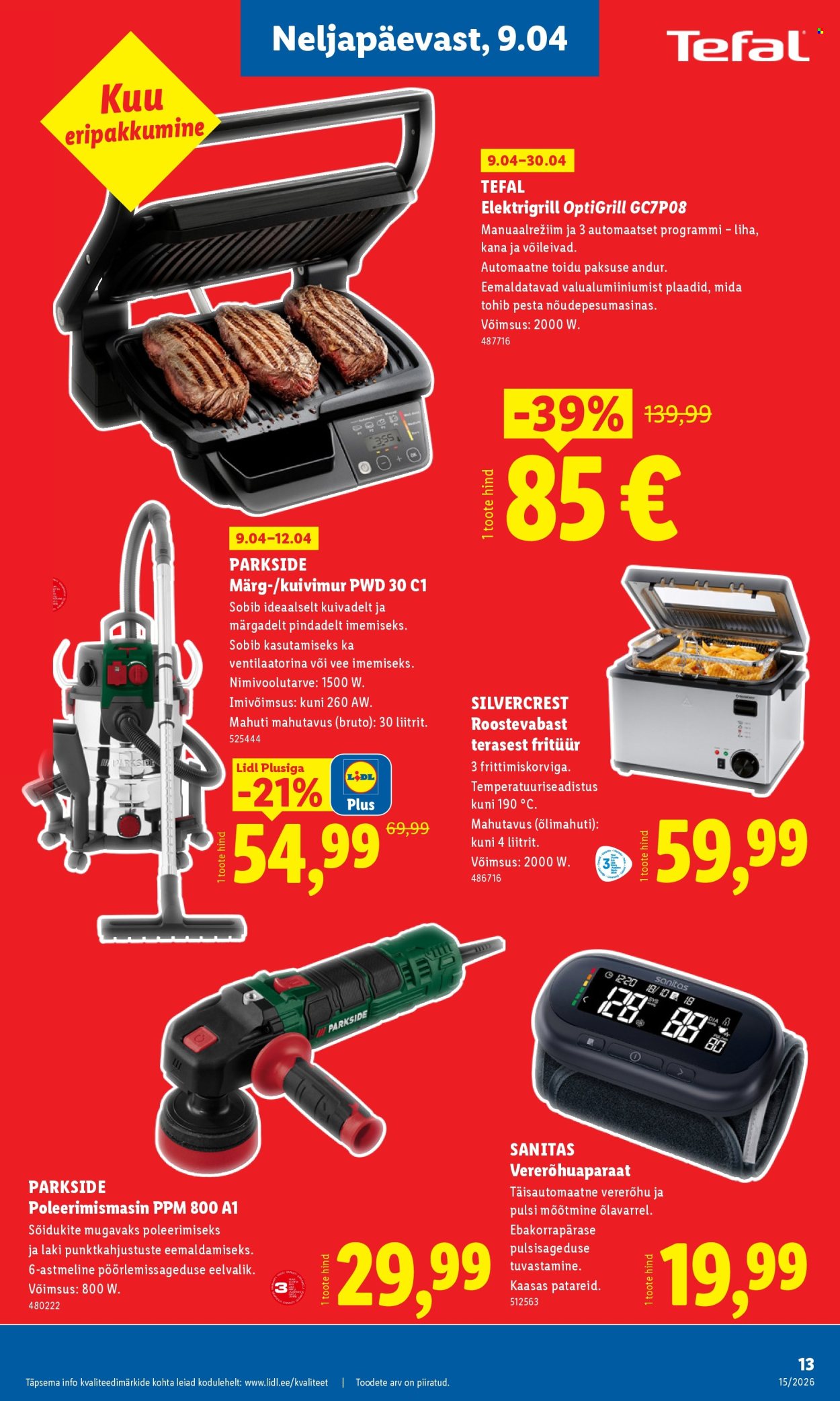 Lidl kliendileht - Tööstuskaupade pakkumised (6.04 - 12.04.2026)