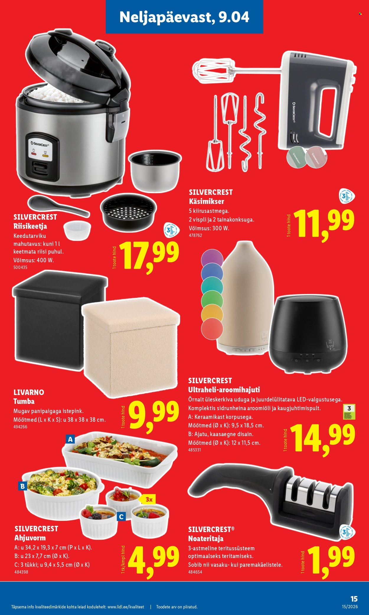 Lidl kliendileht - Tööstuskaupade pakkumised (6.04 - 12.04.2026)