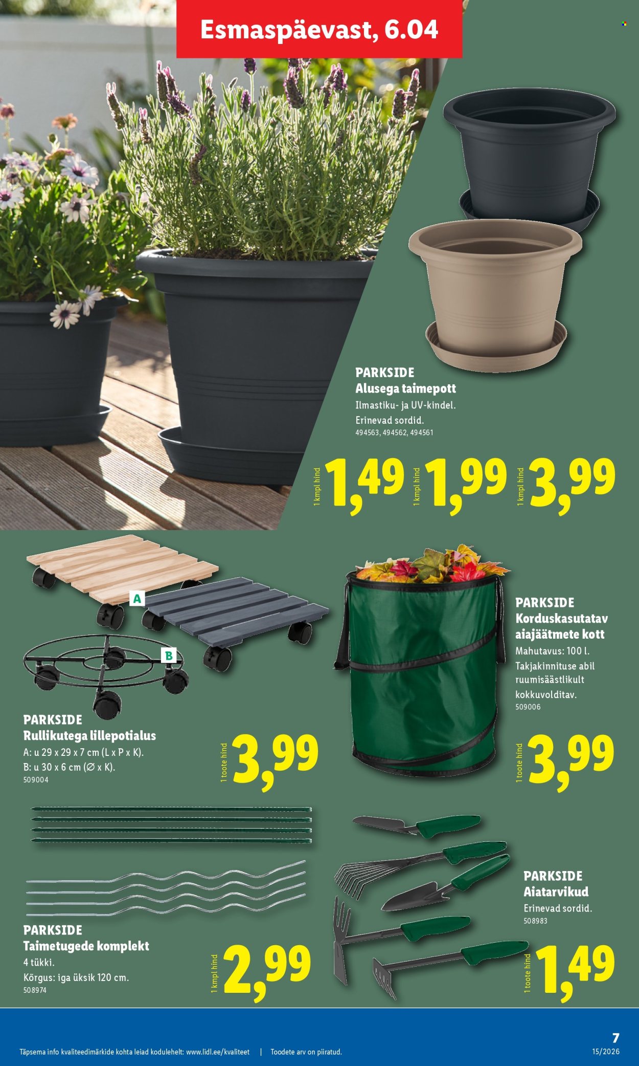 Lidl kliendileht - Tööstuskaupade pakkumised (6.04 - 12.04.2026)