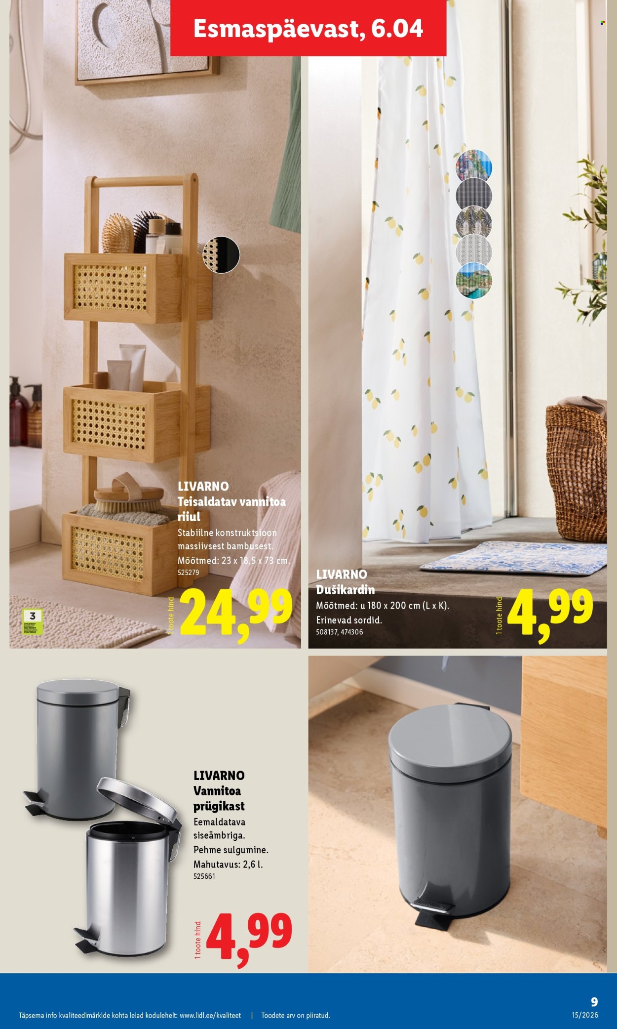 Lidl kliendileht - Tööstuskaupade pakkumised (6.04 - 12.04.2026)