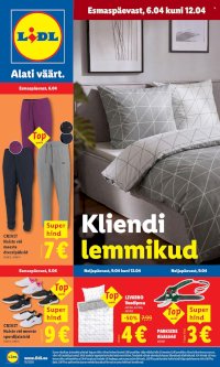 Lidl kliendileht - Tööstuskaupade pakkumised (6.04 - 12.04.2026)