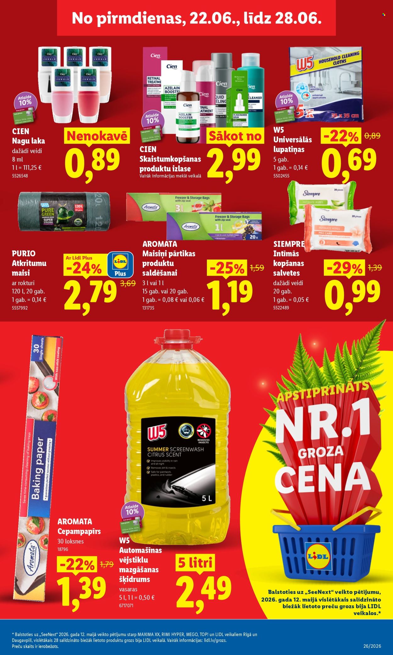 Lidl kliendileht (22.06 - 28.06.2026)