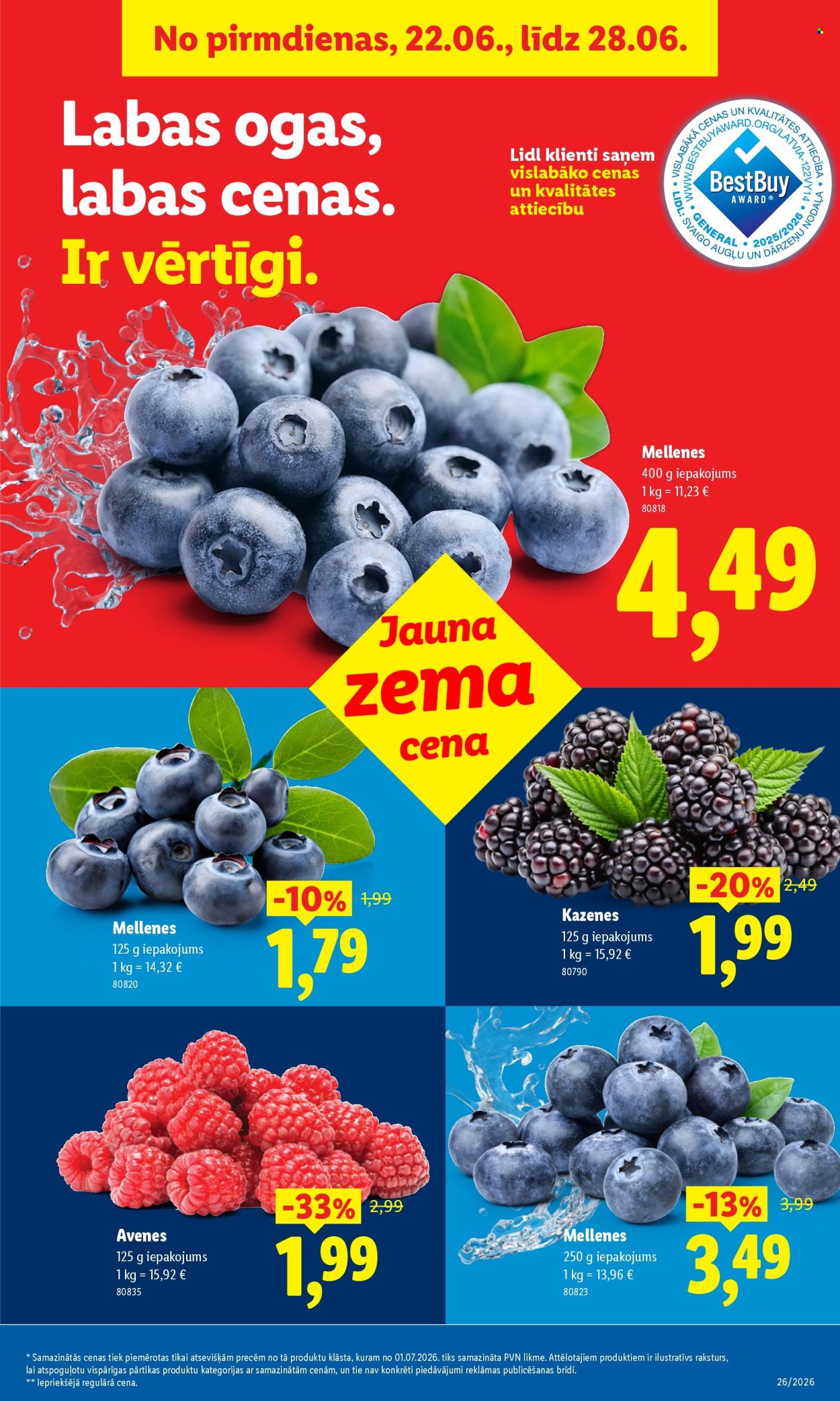 Lidl kliendileht (22.06 - 28.06.2026)