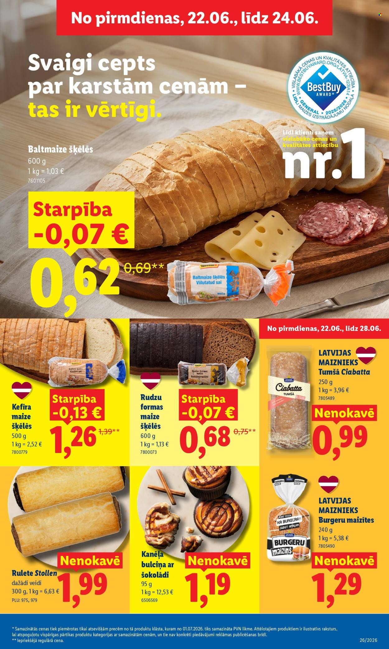 Lidl kliendileht (22.06 - 28.06.2026)