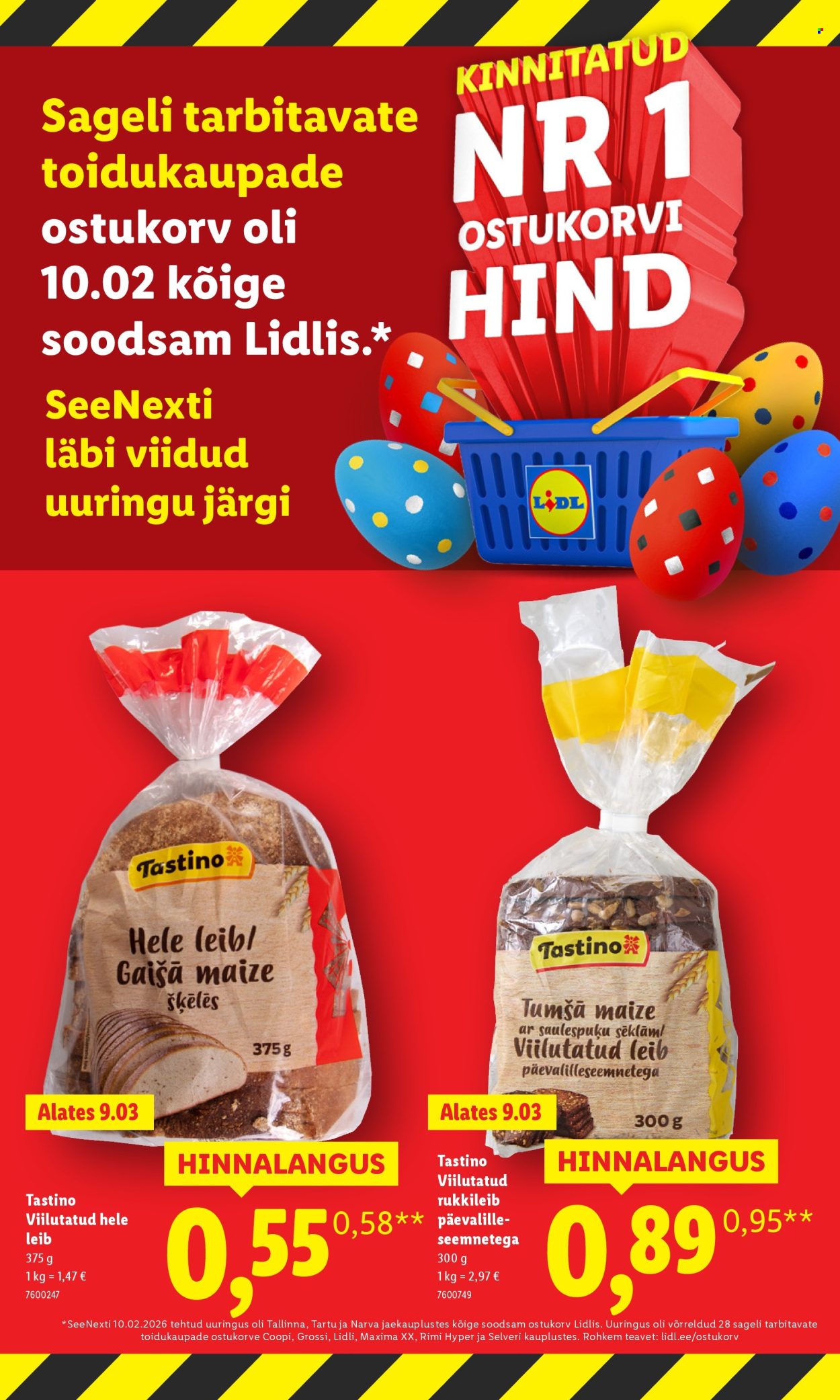 Lidl kliendileht - Kliendileht (9.03 - 15.03.2026)