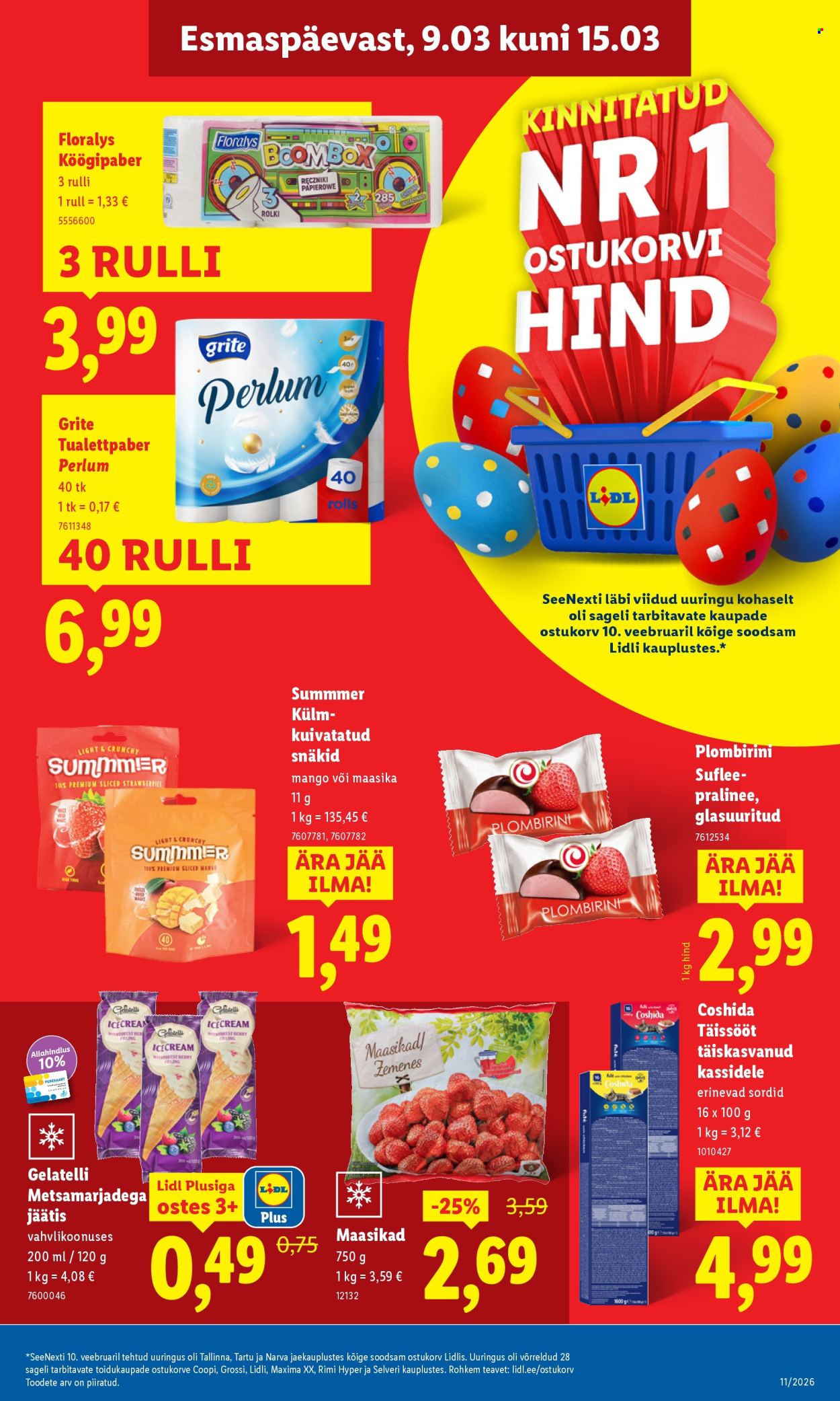 Lidl kliendileht - Kliendileht (9.03 - 15.03.2026)