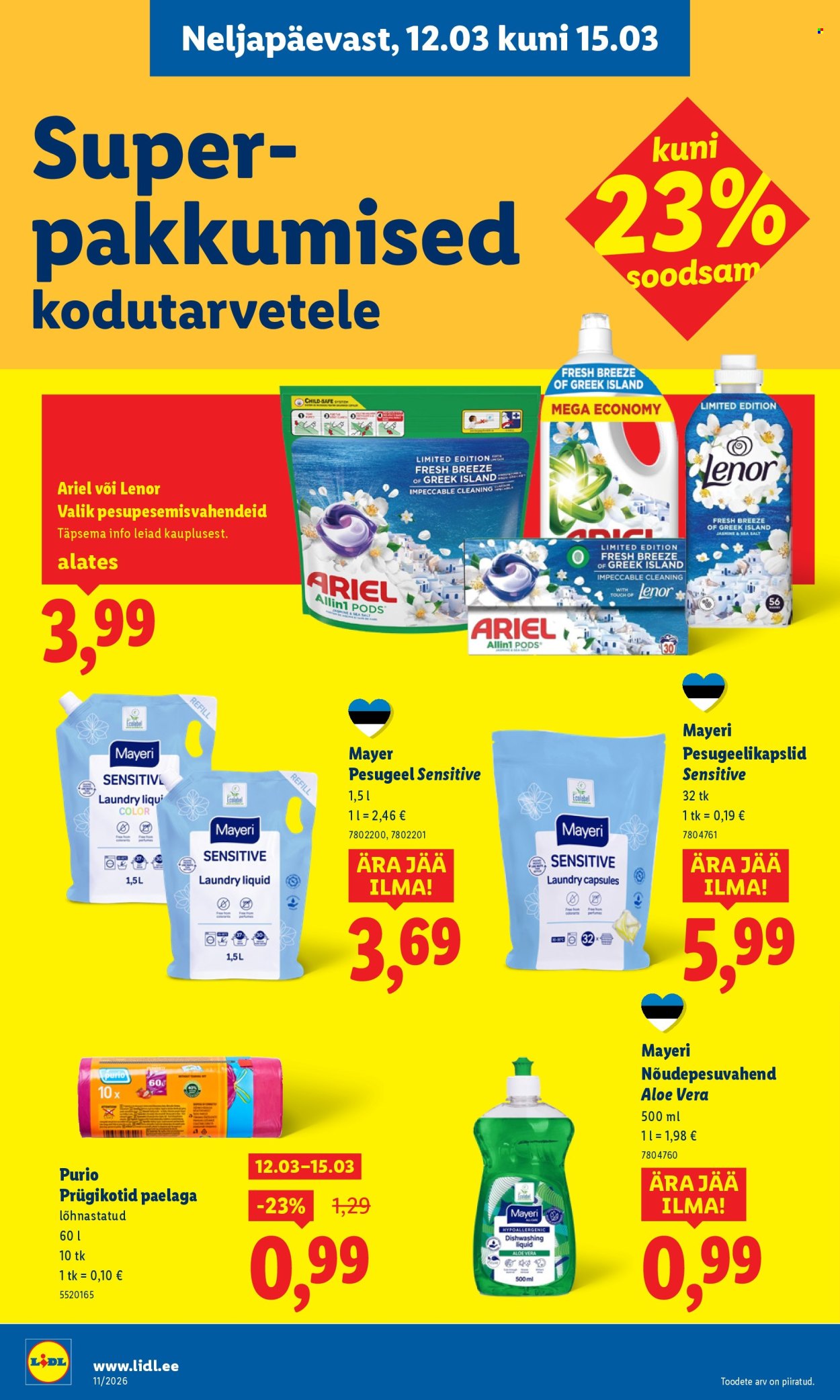 Lidl kliendileht - Kliendileht (9.03 - 15.03.2026)