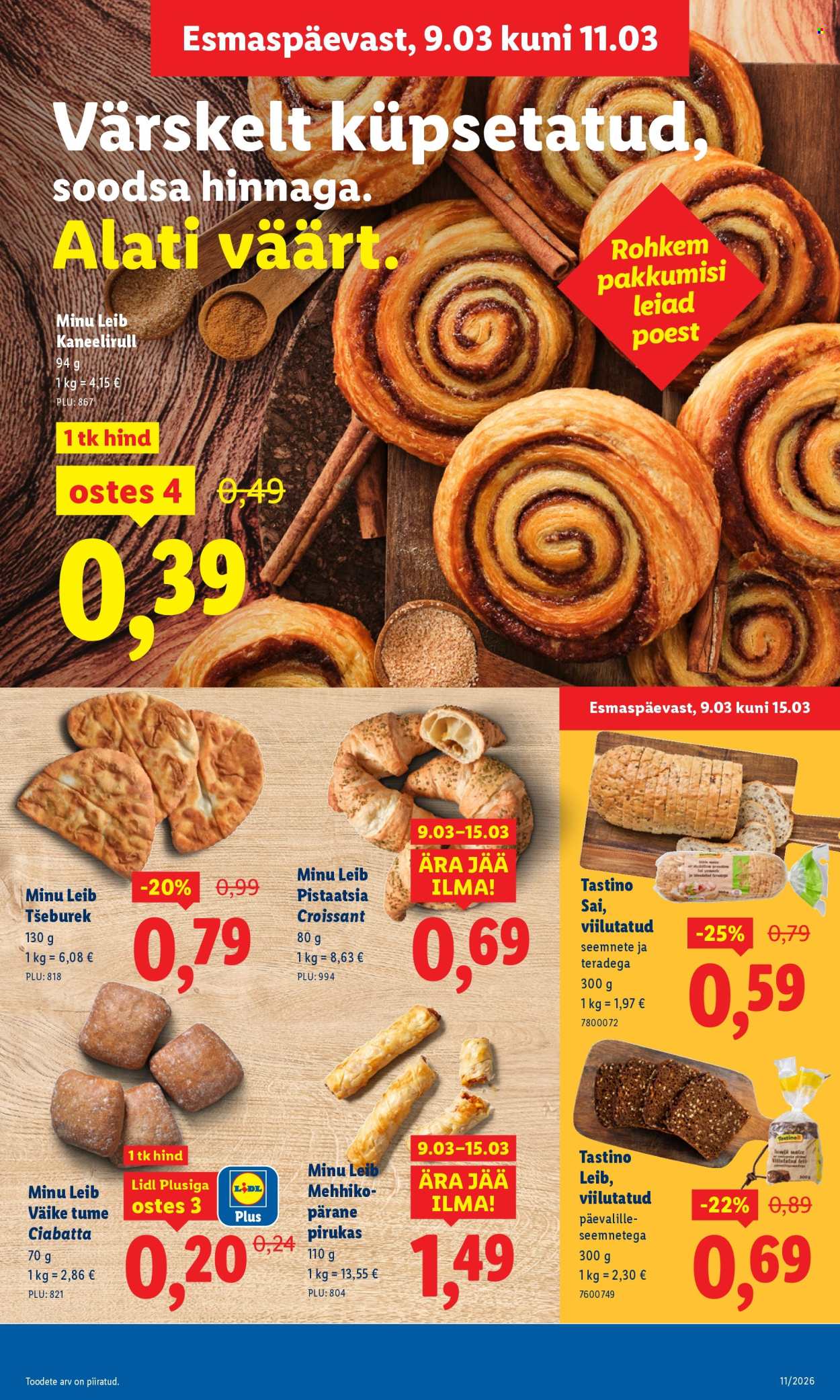 Lidl kliendileht - Kliendileht (9.03 - 15.03.2026)