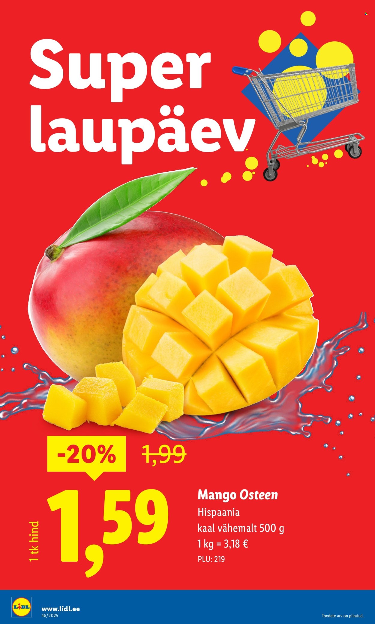 Lidl kliendileht - Nädalalõpu pakkumised (13.11 - 16.11.2025)