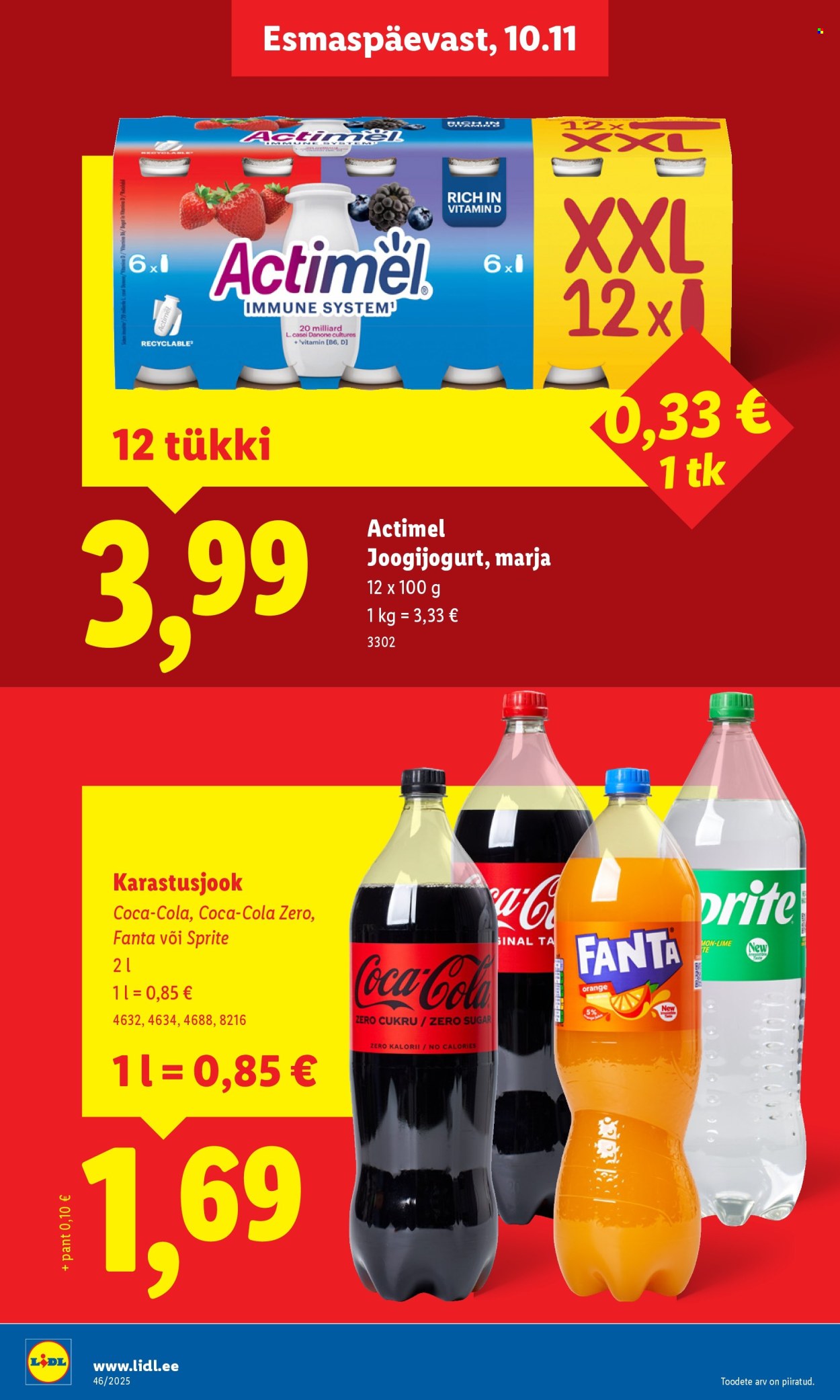 Lidl kliendileht - Nädalalõpu pakkumised (13.11 - 16.11.2025)
