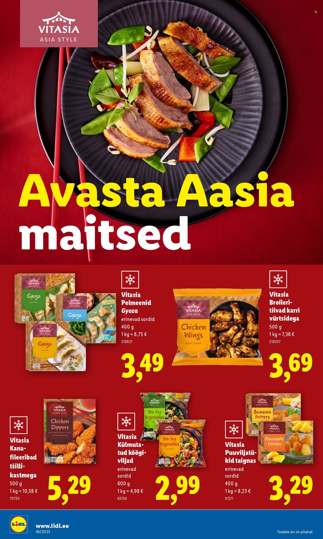 Lidl kliendileht - Nädalalõpu pakkumised (13.11 - 16.11.2025)