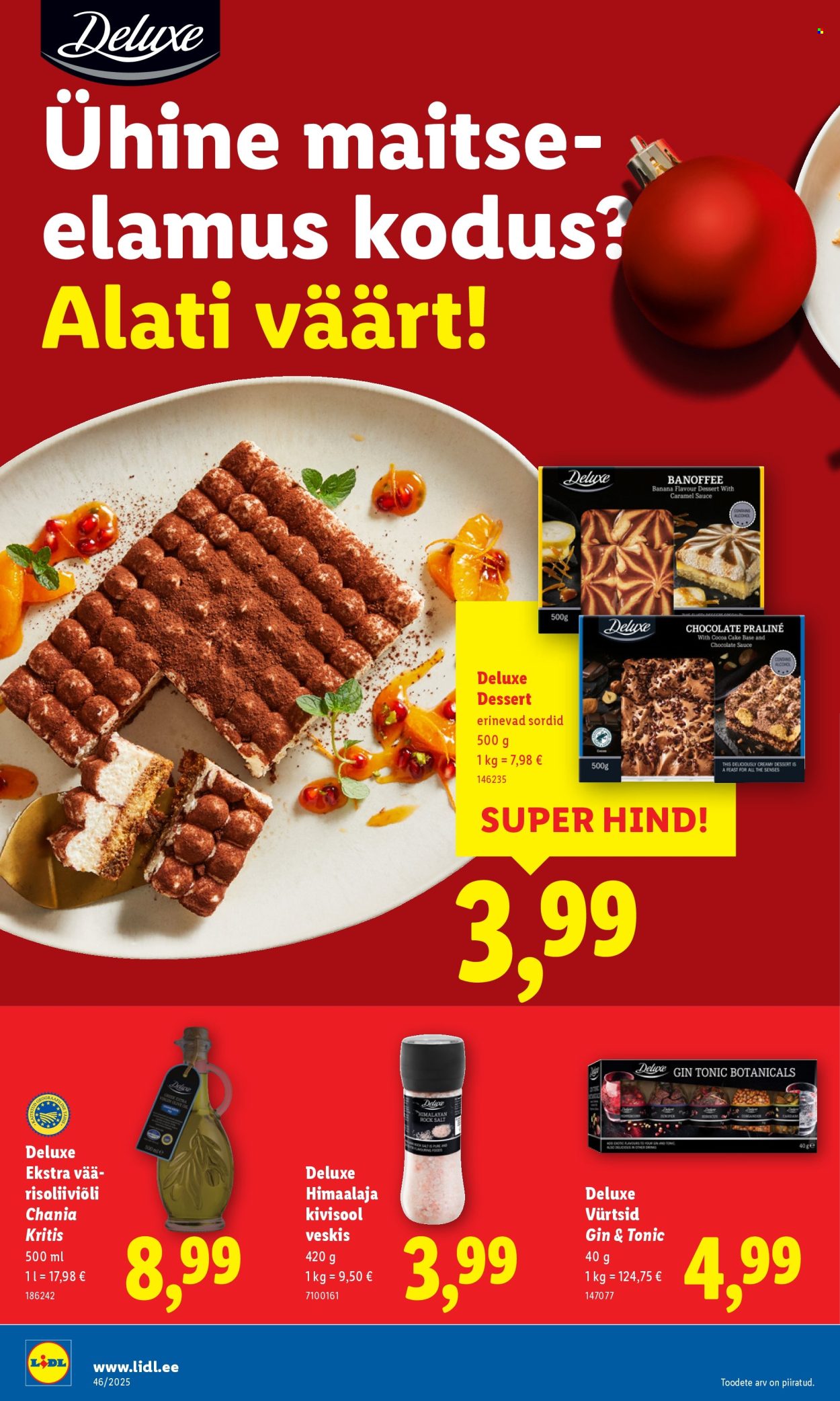 Lidl kliendileht - Nädalalõpu pakkumised (13.11 - 16.11.2025)