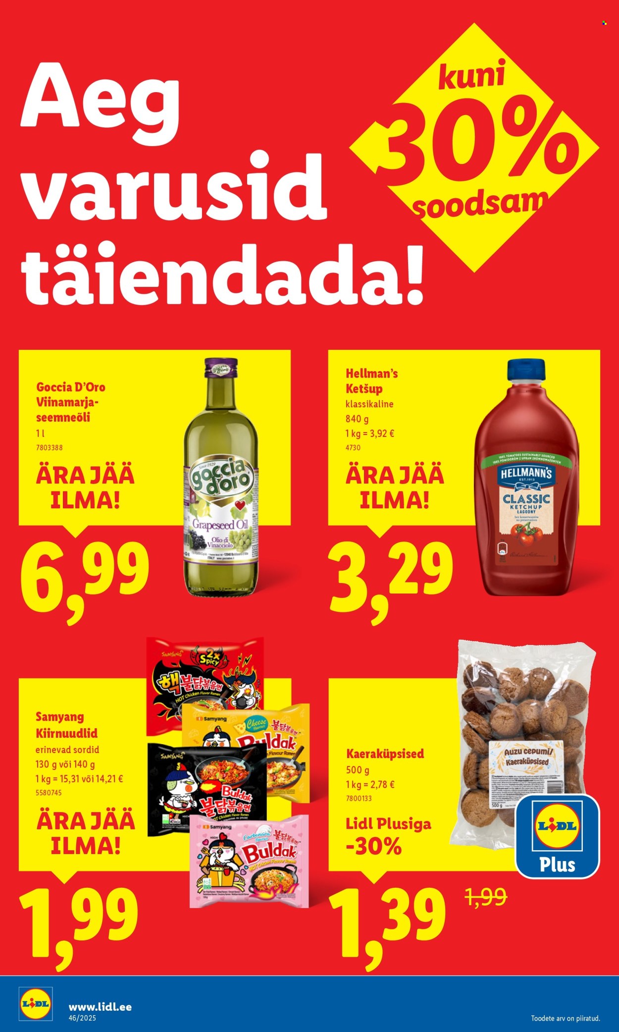 Lidl kliendileht - Nädalalõpu pakkumised (13.11 - 16.11.2025)