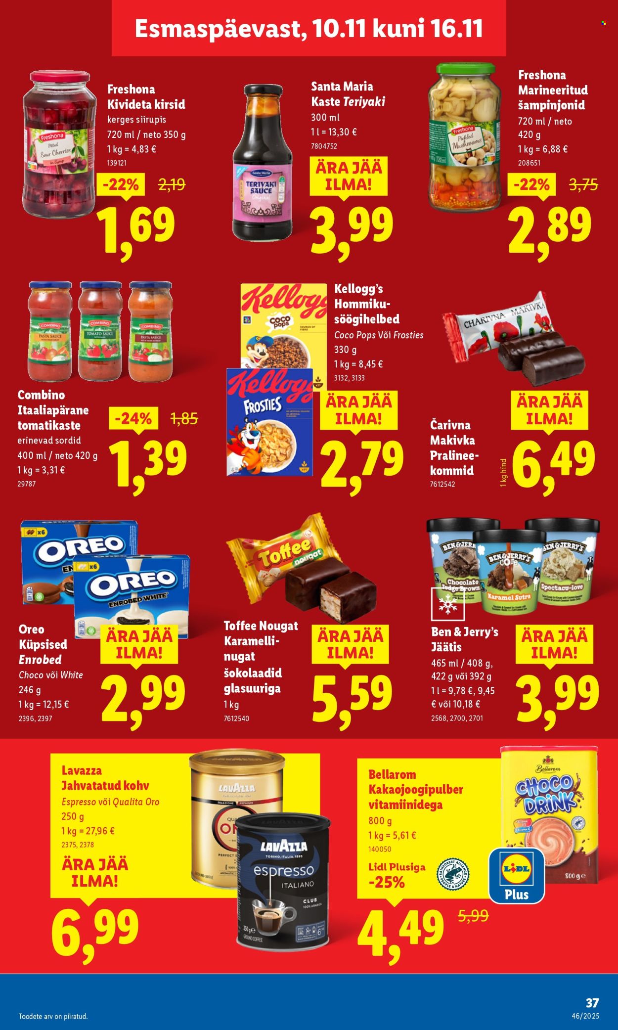 Lidl kliendileht - Nädalalõpu pakkumised (13.11 - 16.11.2025)