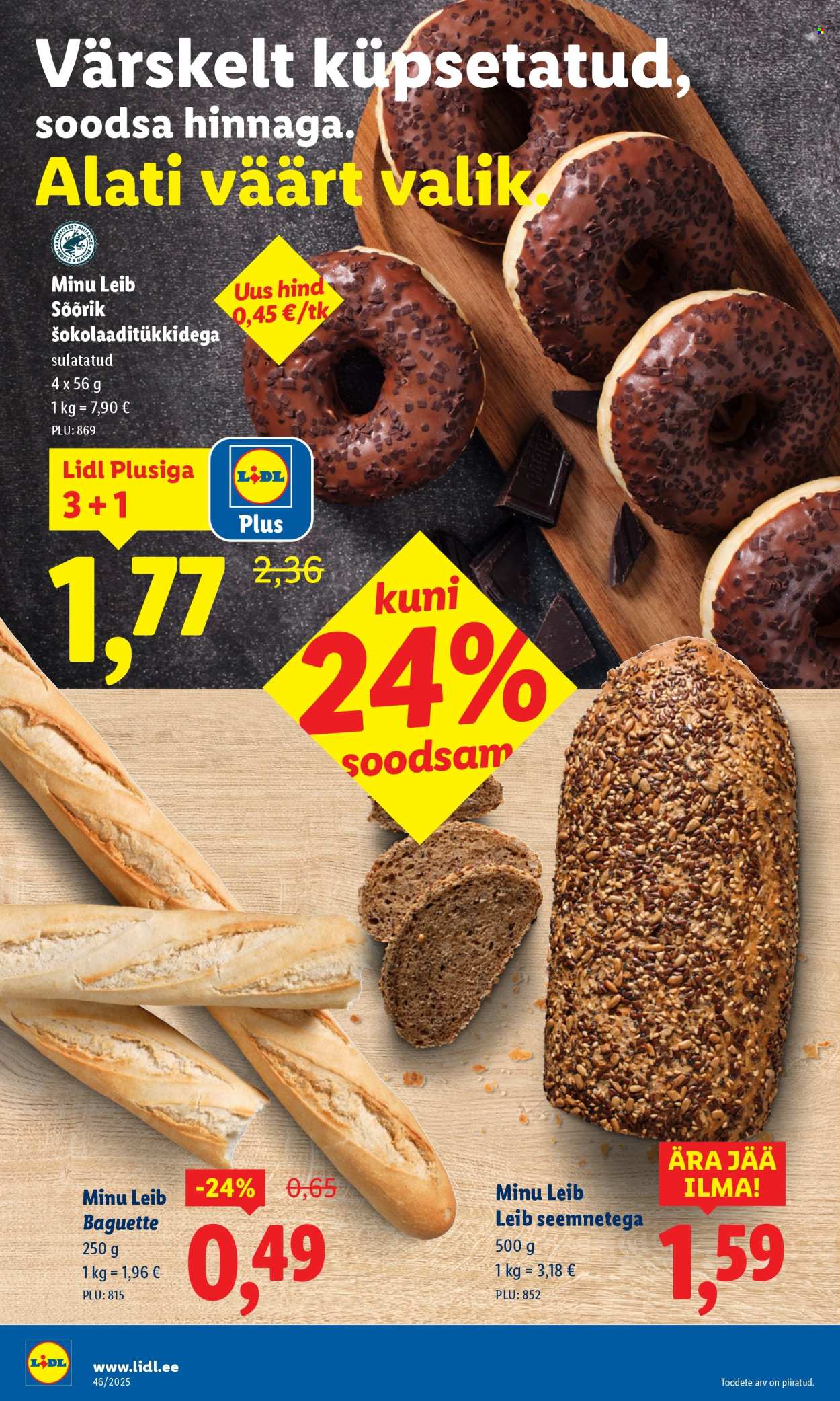 Lidl kliendileht - Nädalalõpu pakkumised (13.11 - 16.11.2025)
