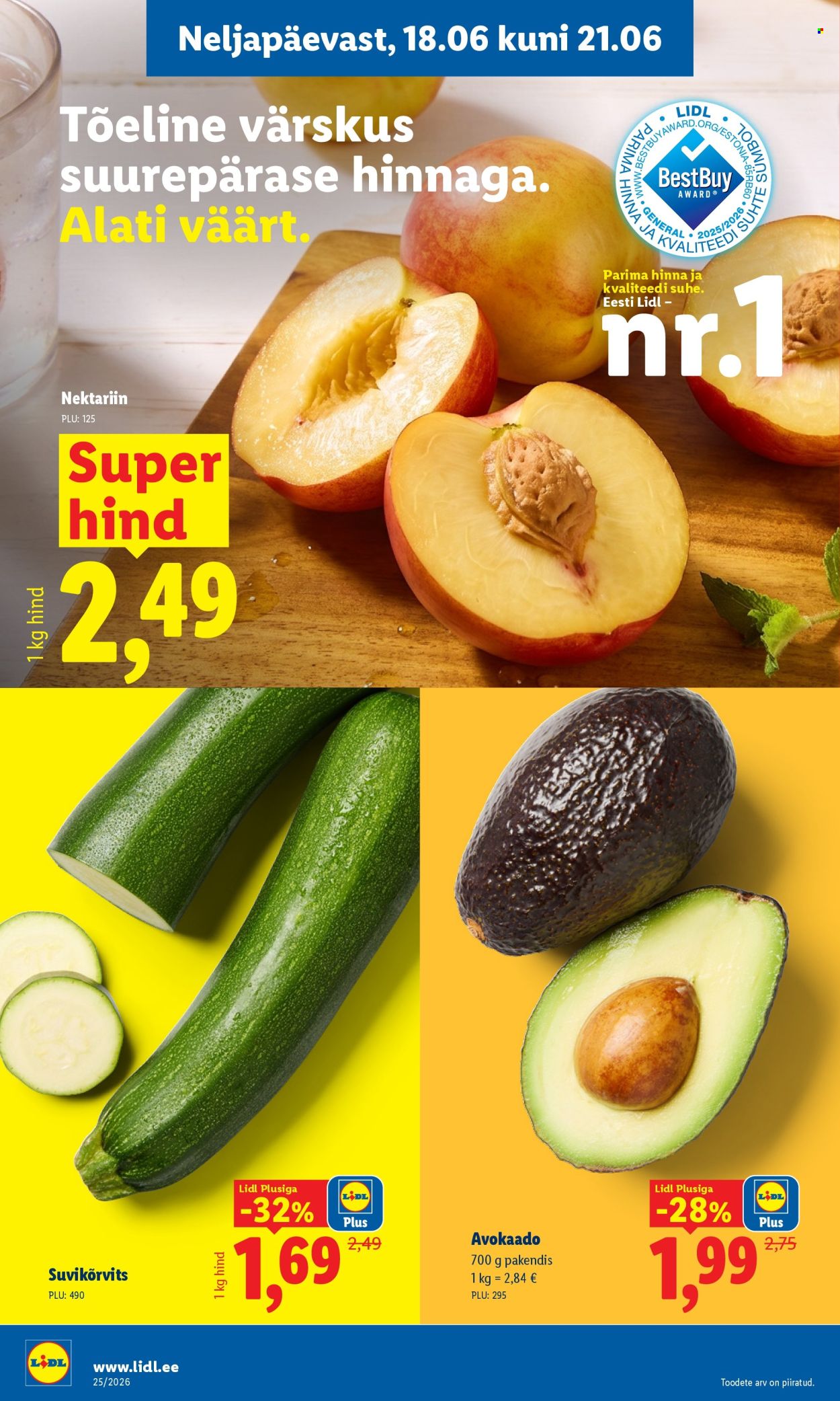 Lidl kliendileht (15.06 - 21.06.2026)