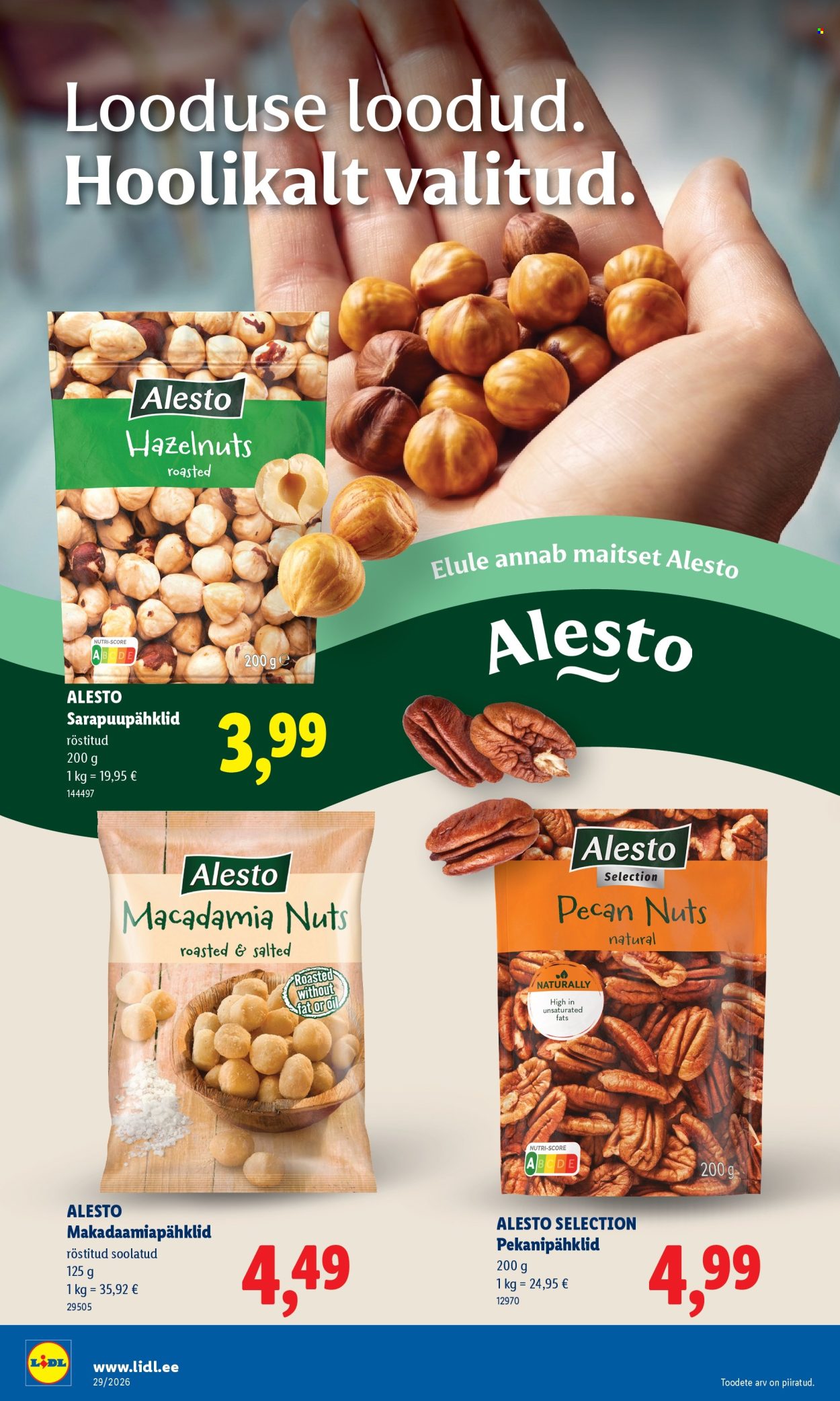 Lidl kliendileht - Tõeline kvaliteet. Puhas maitse. (16.07 - 19.07.2026)