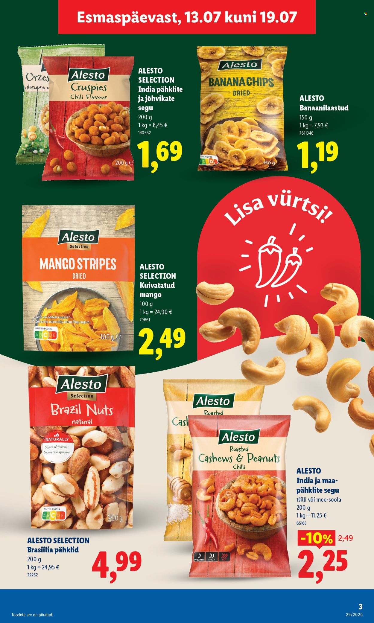Lidl kliendileht - Tõeline kvaliteet. Puhas maitse. (16.07 - 19.07.2026)