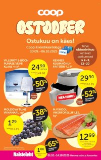 Coop kliendileht (30.09 - 6.10.2025)