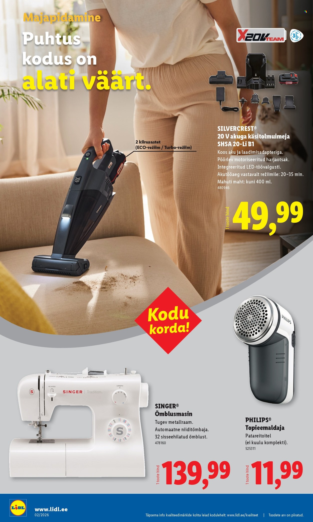 Lidl kliendileht - Tööstuskaupade pakkumised (5.01 - 11.01.2026)