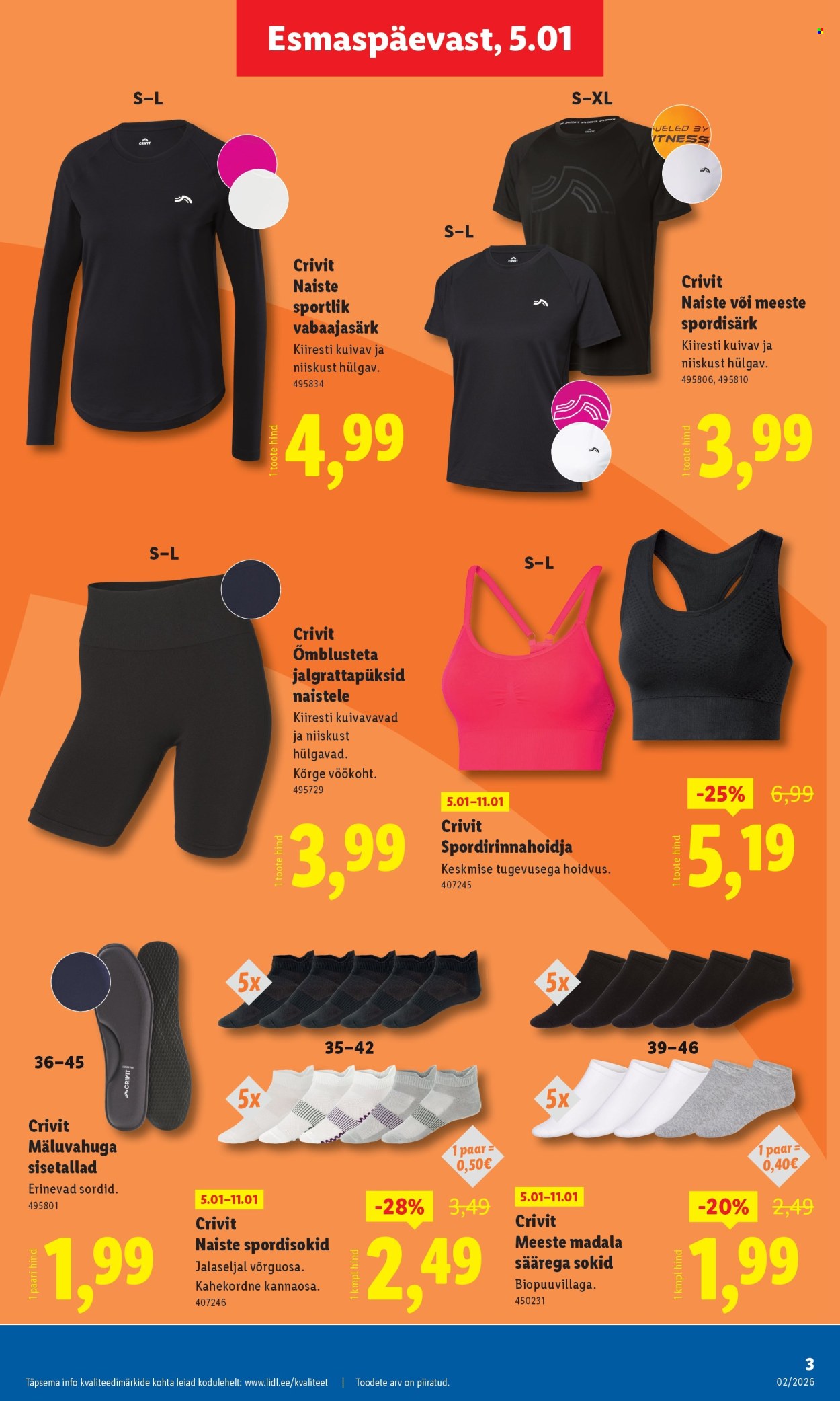 Lidl kliendileht - Tööstuskaupade pakkumised (5.01 - 11.01.2026)