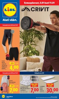 Lidl kliendileht - Tööstuskaupade pakkumised (5.01 - 11.01.2026)