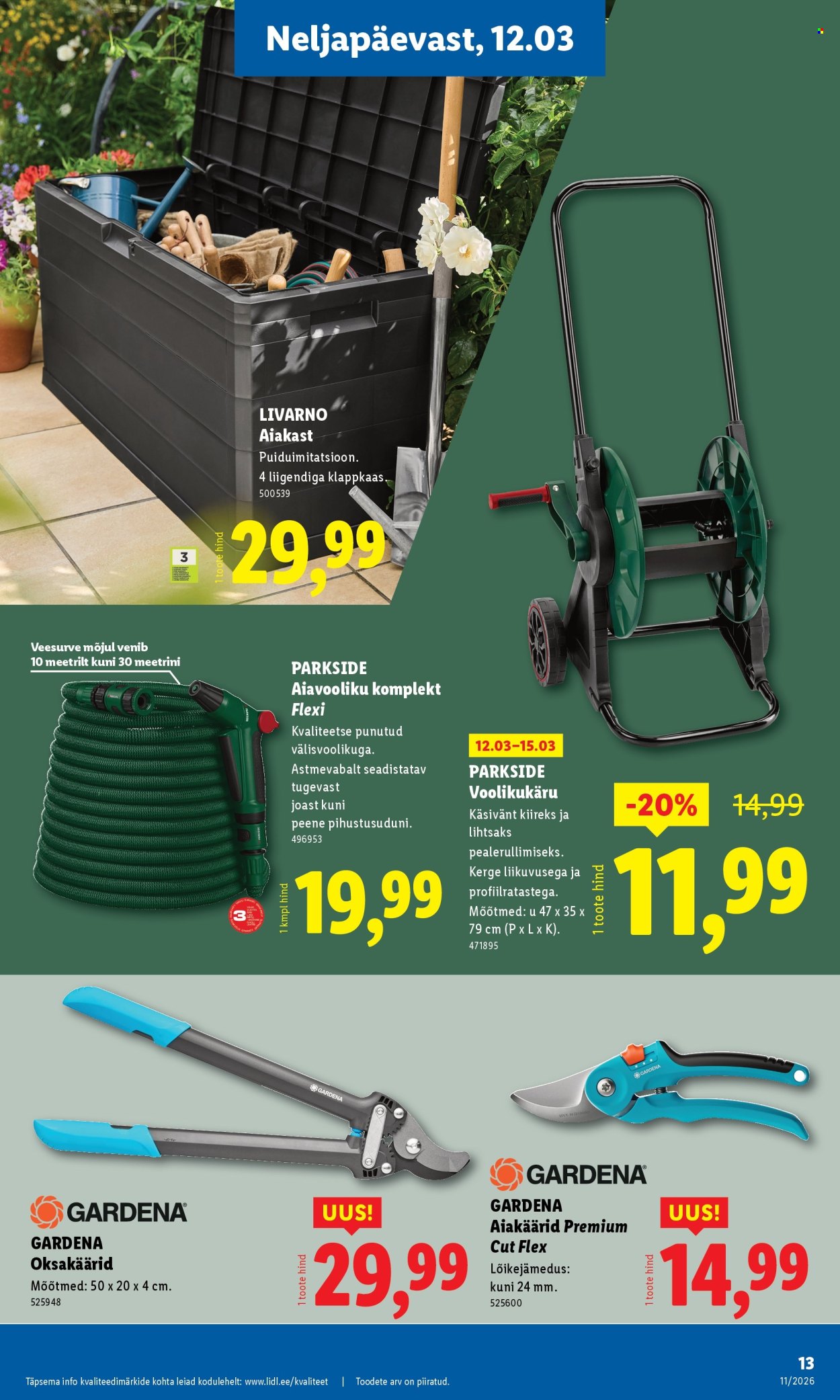 Lidl kliendileht - Tööstuskaupade pakkumised (9.03 - 15.03.2026)