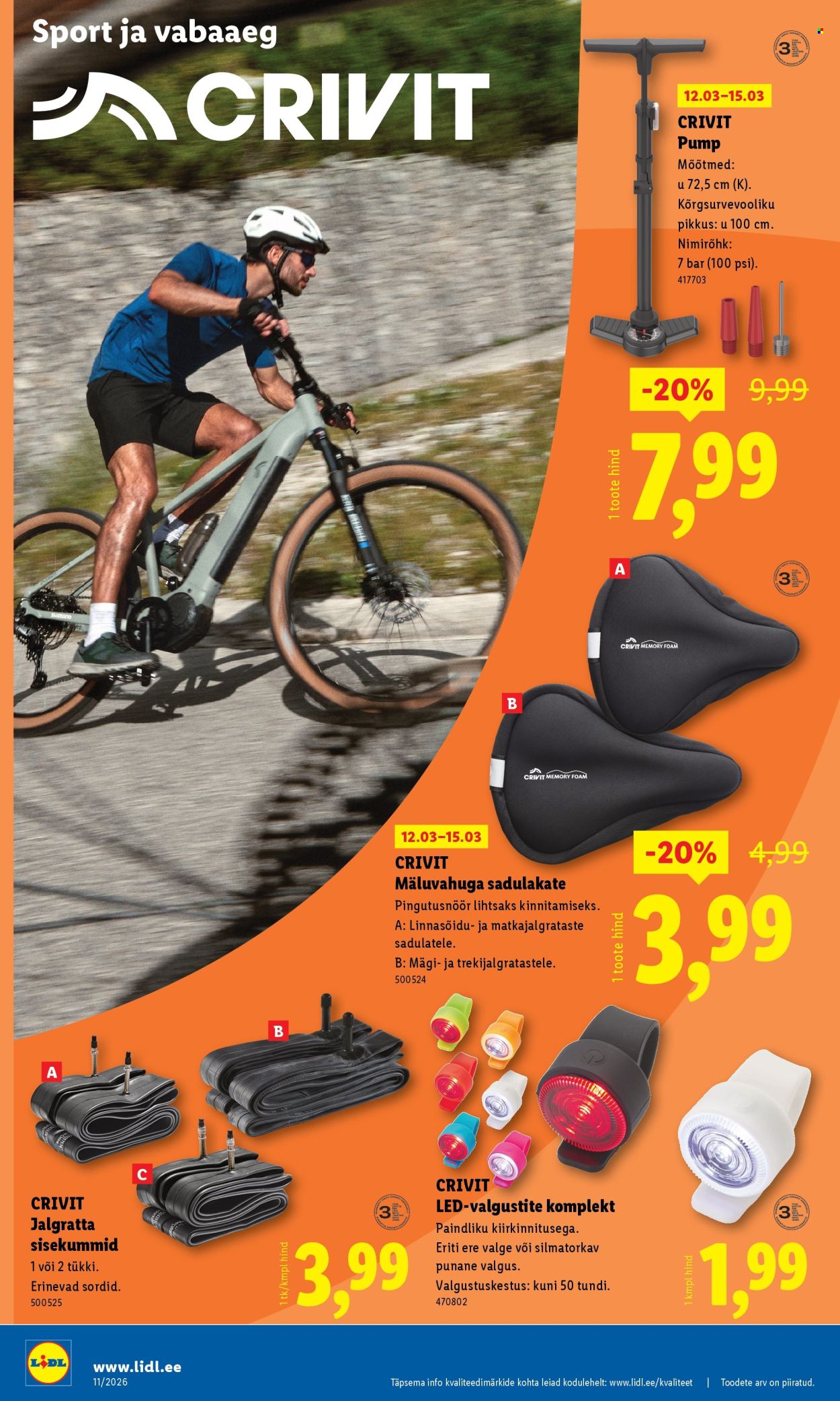 Lidl kliendileht - Tööstuskaupade pakkumised (9.03 - 15.03.2026)