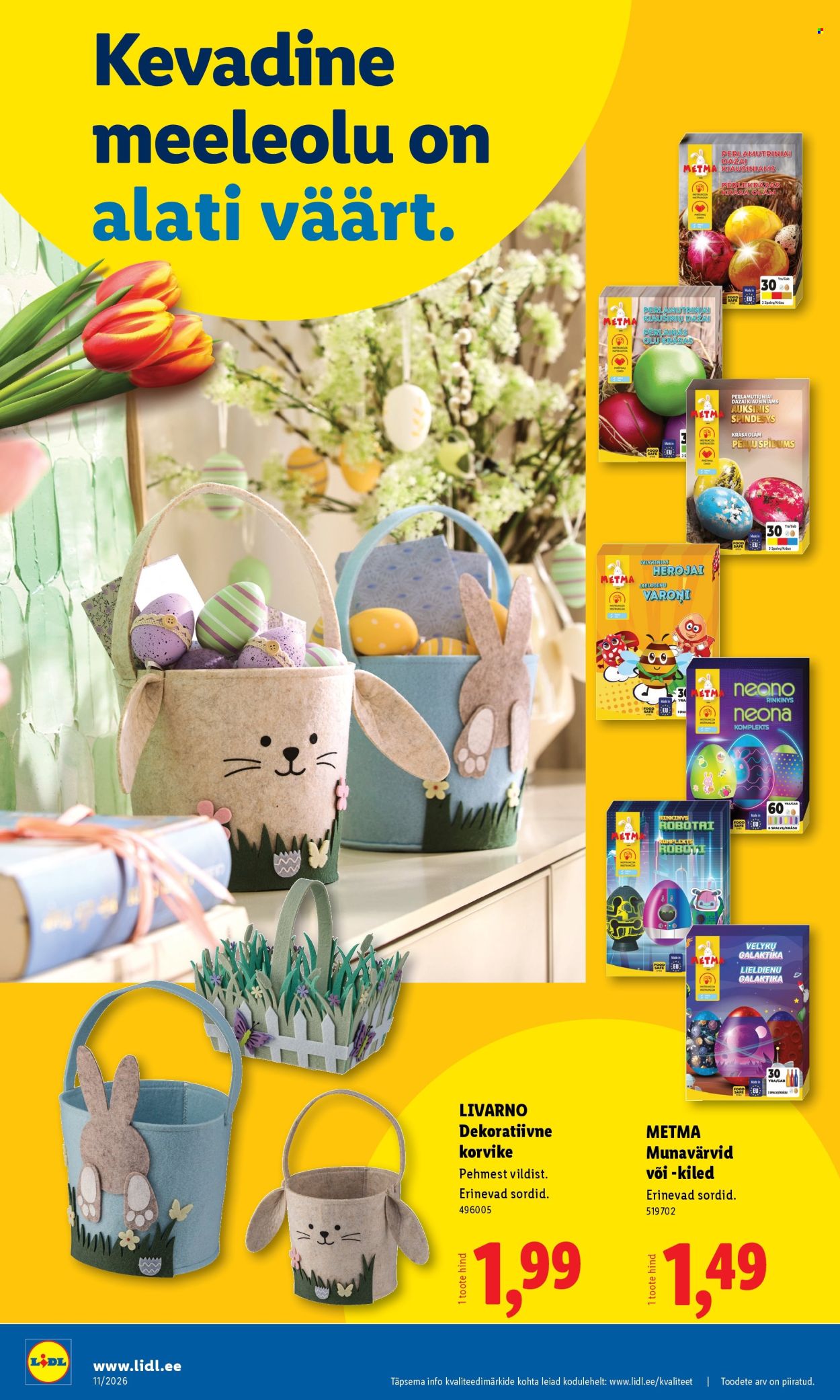 Lidl kliendileht - Tööstuskaupade pakkumised (9.03 - 15.03.2026)