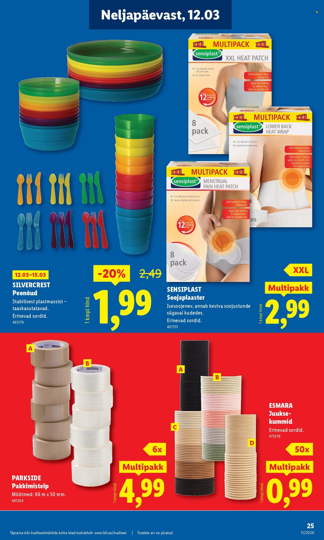 Lidl kliendileht - Tööstuskaupade pakkumised (9.03 - 15.03.2026)