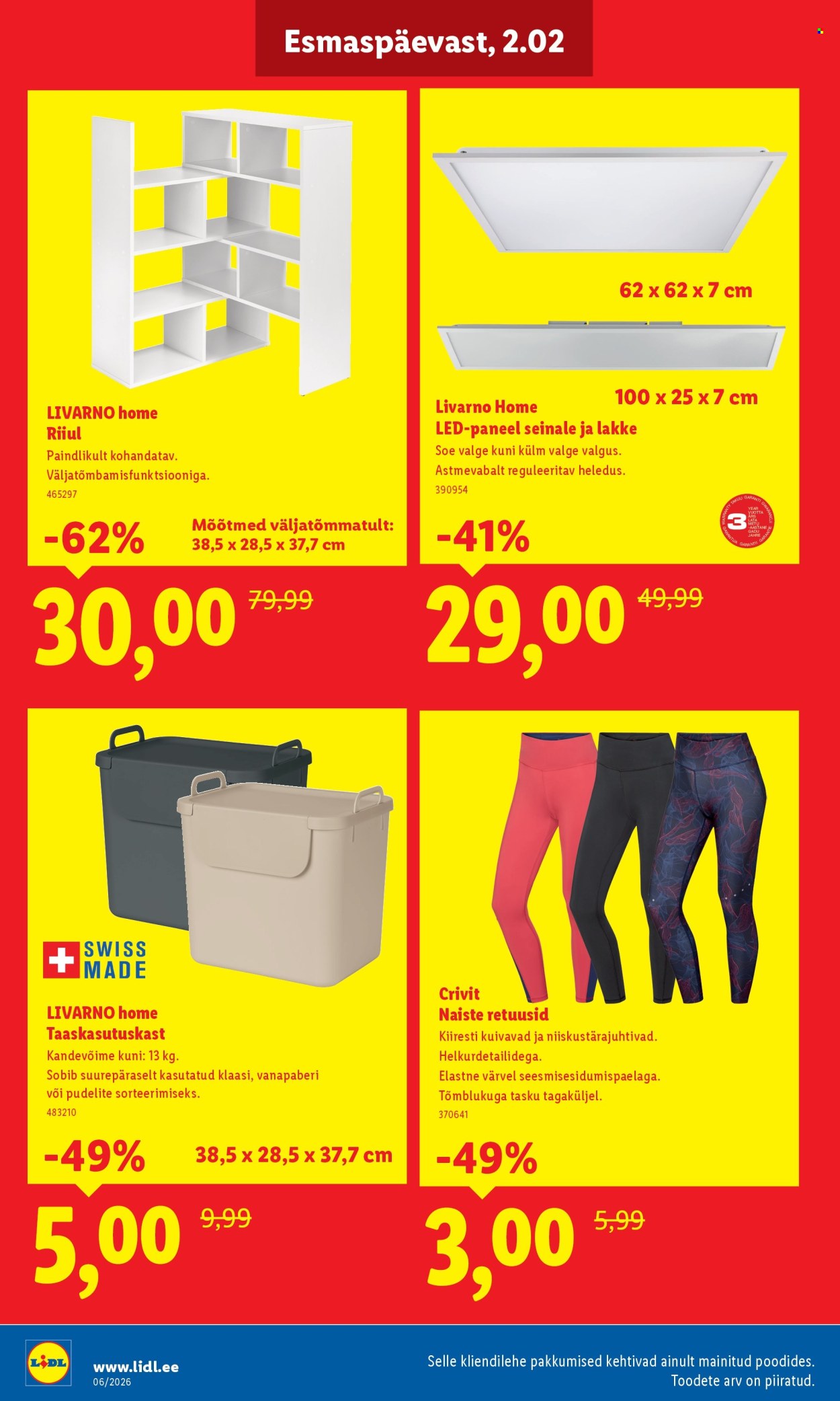 Lidl kliendileht - Allahindluste tormijooks (2.02 - 8.02.2026)