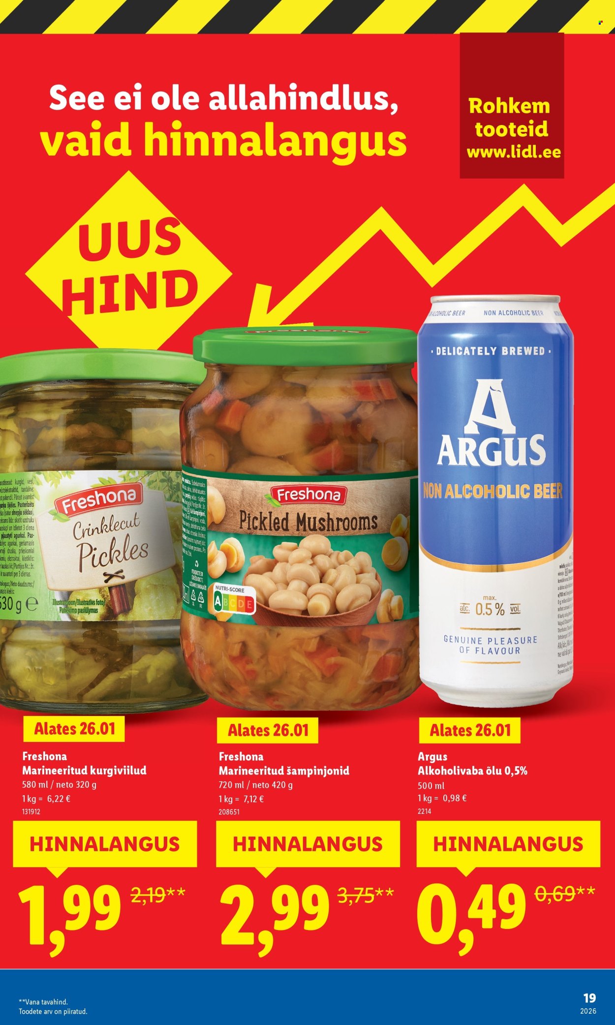 Lidl kliendileht - Suur hinnalangus