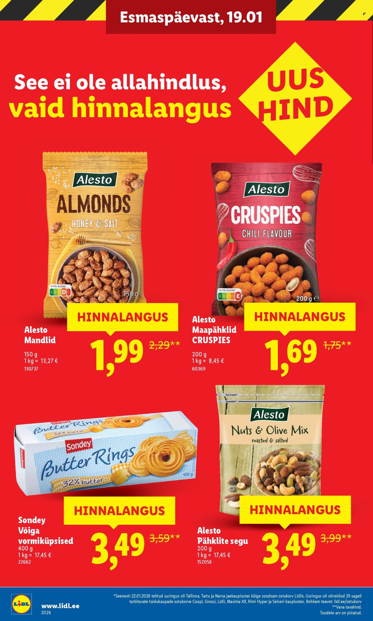 Lidl kliendileht - Suur hinnalangus