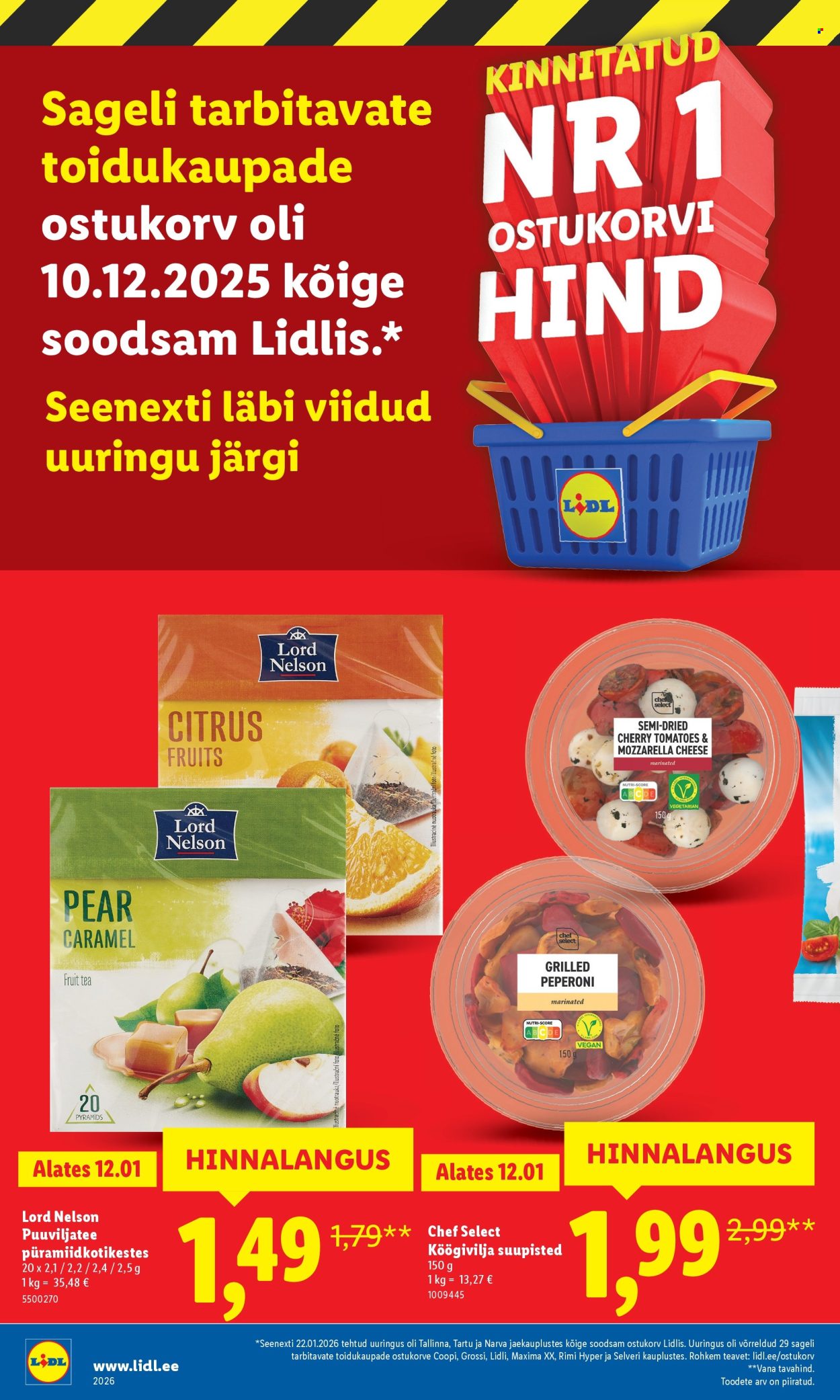 Lidl kliendileht - Suur hinnalangus