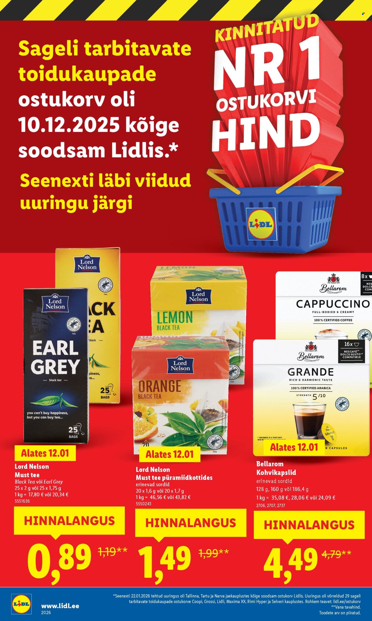 Lidl kliendileht - Suur hinnalangus